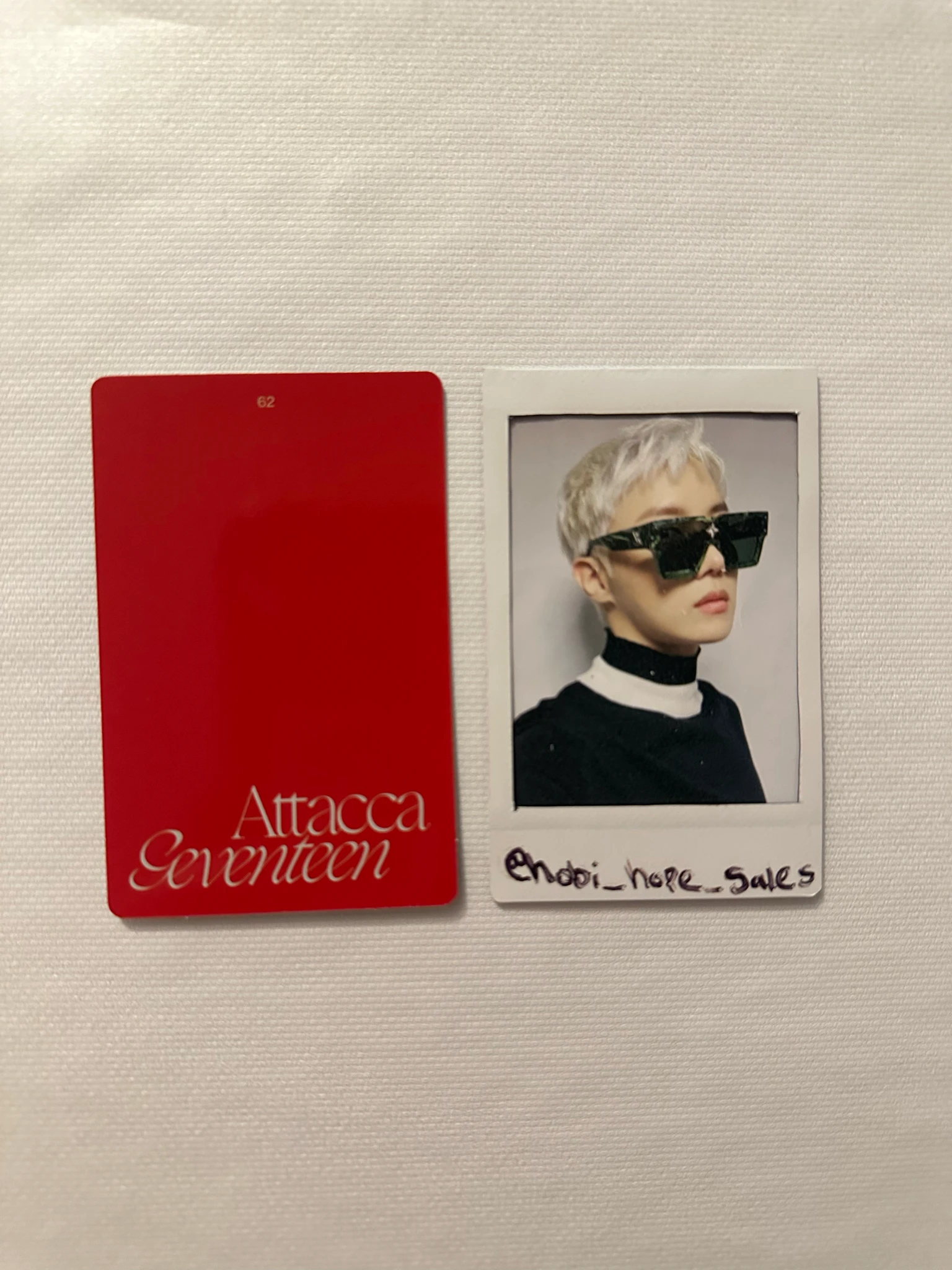 SEVENTEEN Hoshi SEVENTEEN - Hoshi - Attacca Album album photocard op.3 version listing photo 2