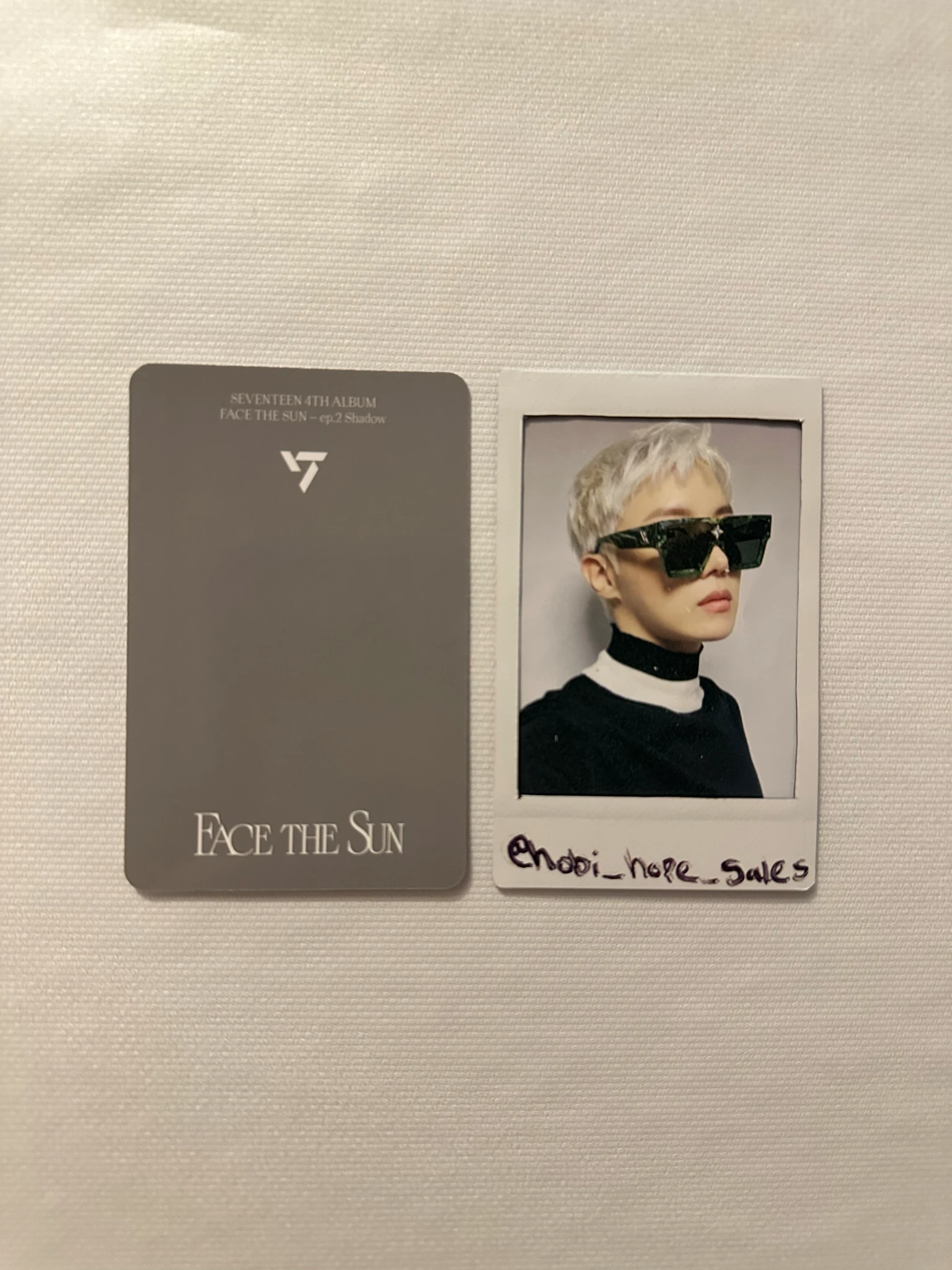 SEVENTEEN Hoshi SEVENTEEN - Hoshi - Face the Sun Album album photocard listing photo 2
