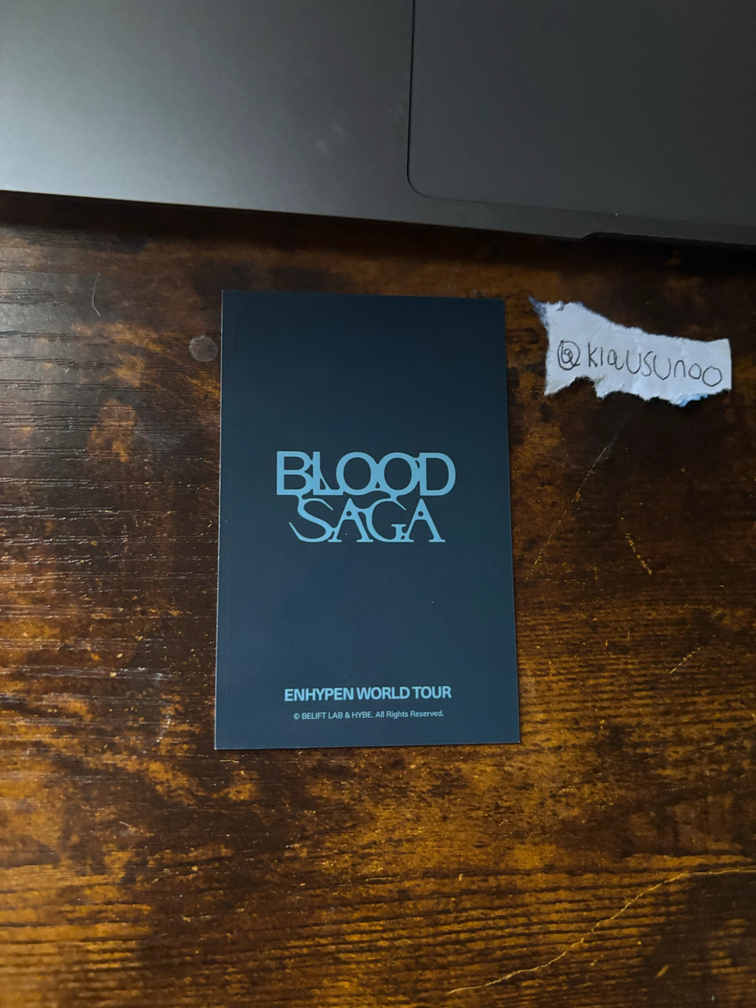 ENHYPEN Jungwon ENHYPEN - Jungwon - World Tour 'Blood Saga' Event purchase benefit listing photo 2