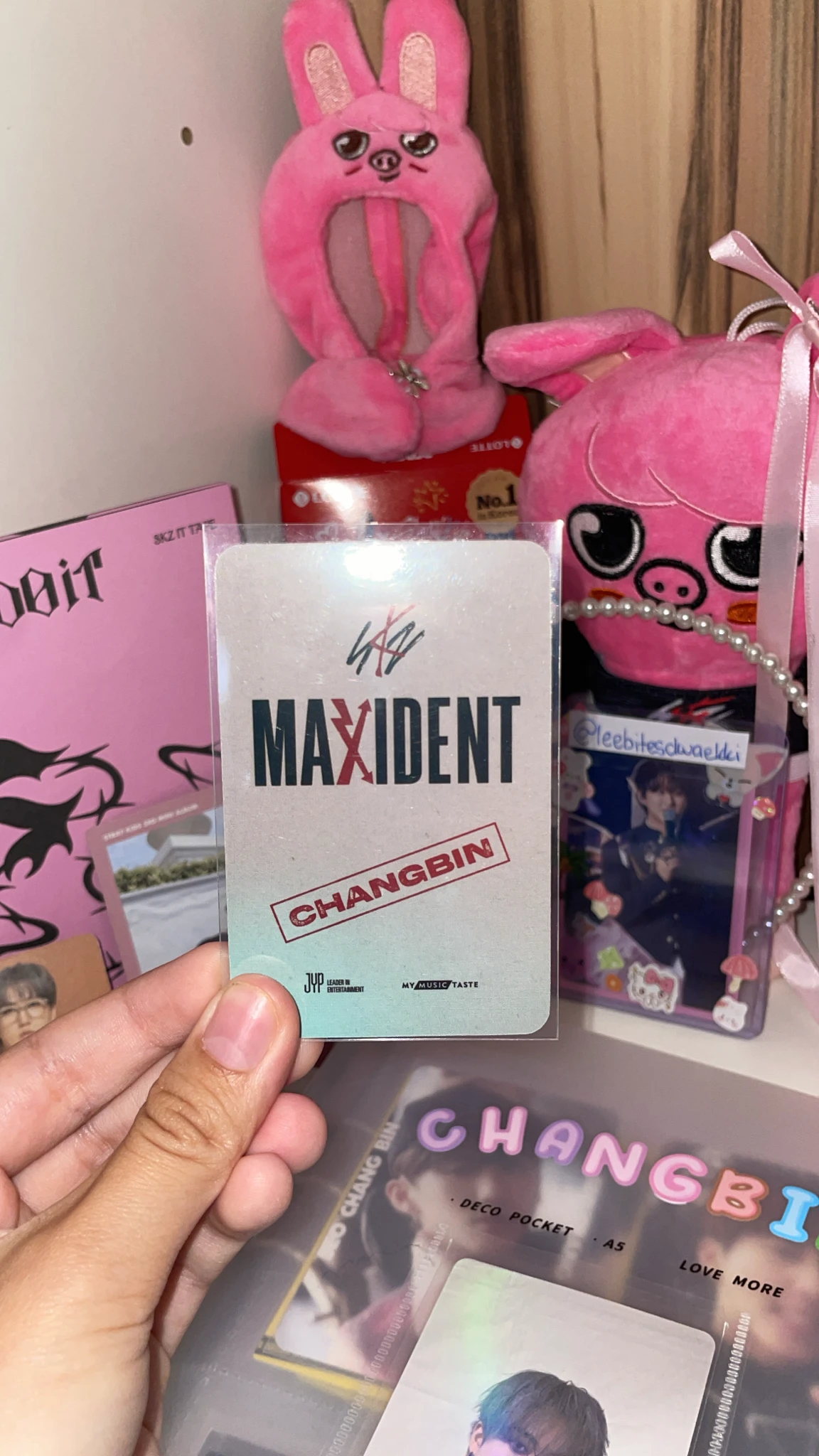 Stray Kids Changbin Stray Kids - Changbin - Maxident Album pre-order benefit (pob) mymusictaste (mmt) listing photo 2