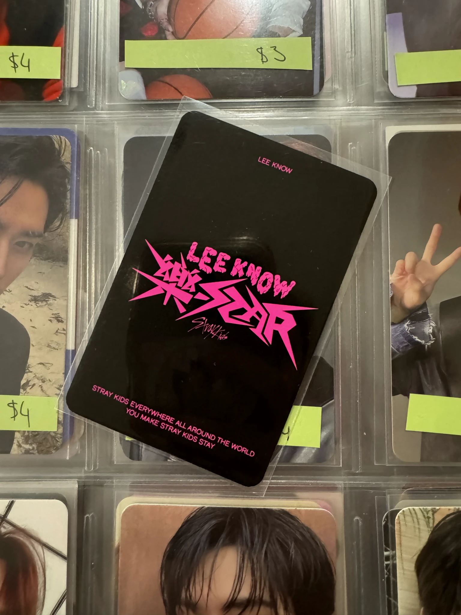 Stray Kids Lee Know Stray Kids - Lee Know - ROCK-STAR Album postcard version album photocard listing photo 2