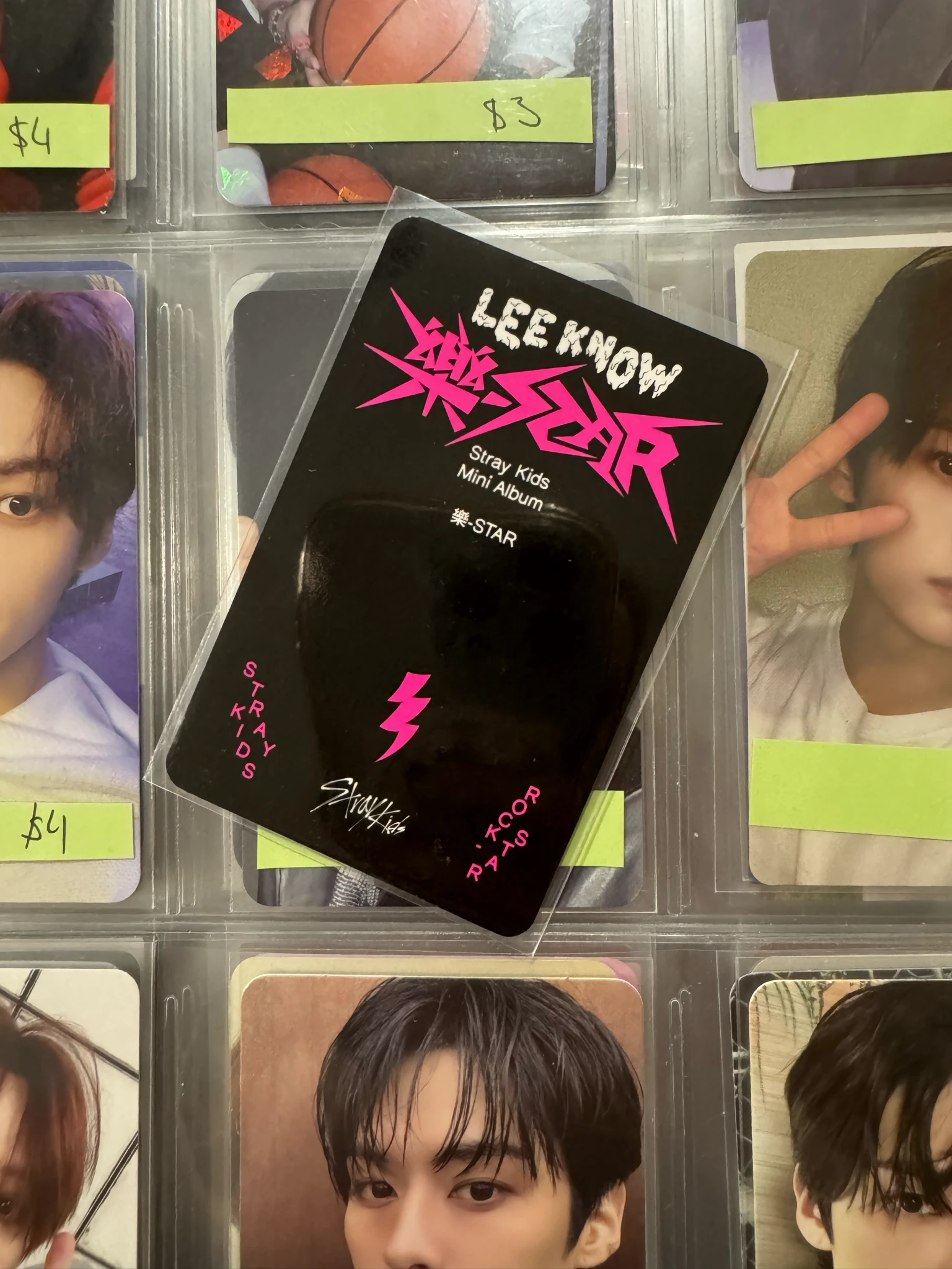 Stray Kids Lee Know Stray Kids - Lee Know - Rock-Star Album album photocard pre-order benefit postcard version listing photo 2