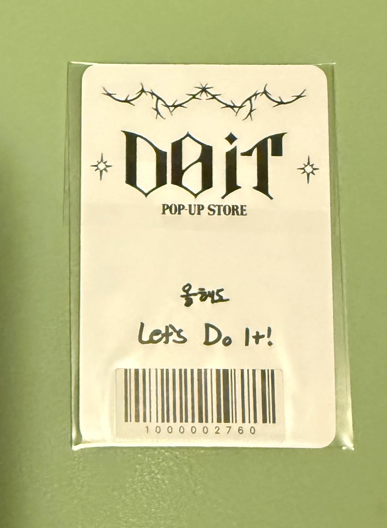 Stray Kids HAN Stray Kids - HAN - Do It Album pop-up store merch photocard week 1 purchase benefit listing photo 2