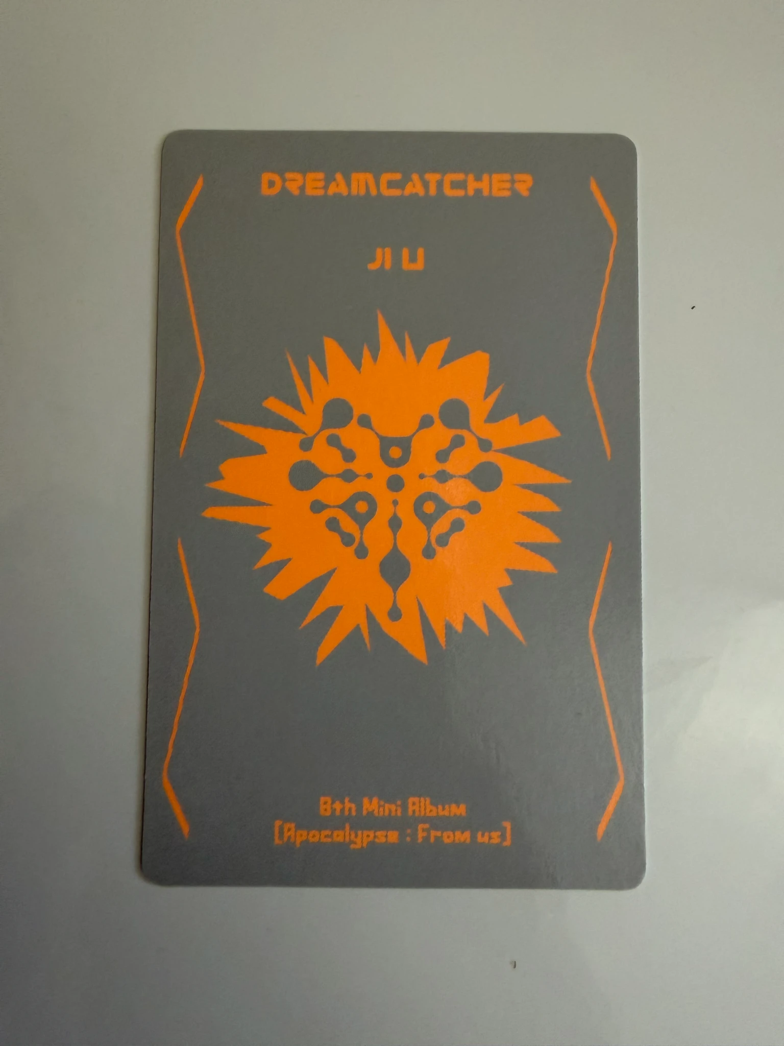 Dreamcatcher JiU Dreamcatcher - JiU - Apocalypse : From us Album A version Y version album photocard korean album listing photo 2