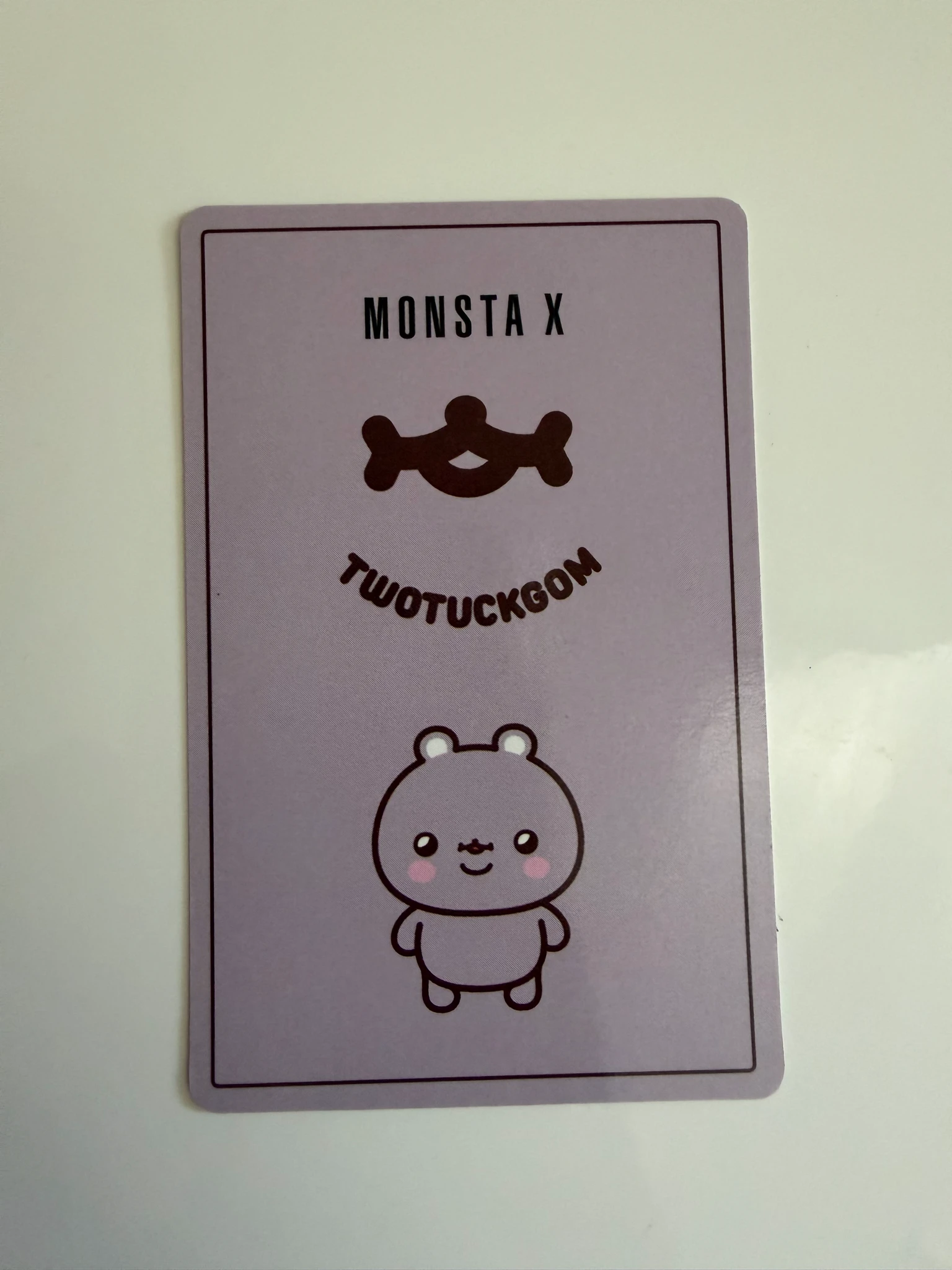 MONSTA X Hyungwon MONSTA X - Hyungwon - TWOTUCKGOM [Official MD] Other brand collaboration listing photo 2