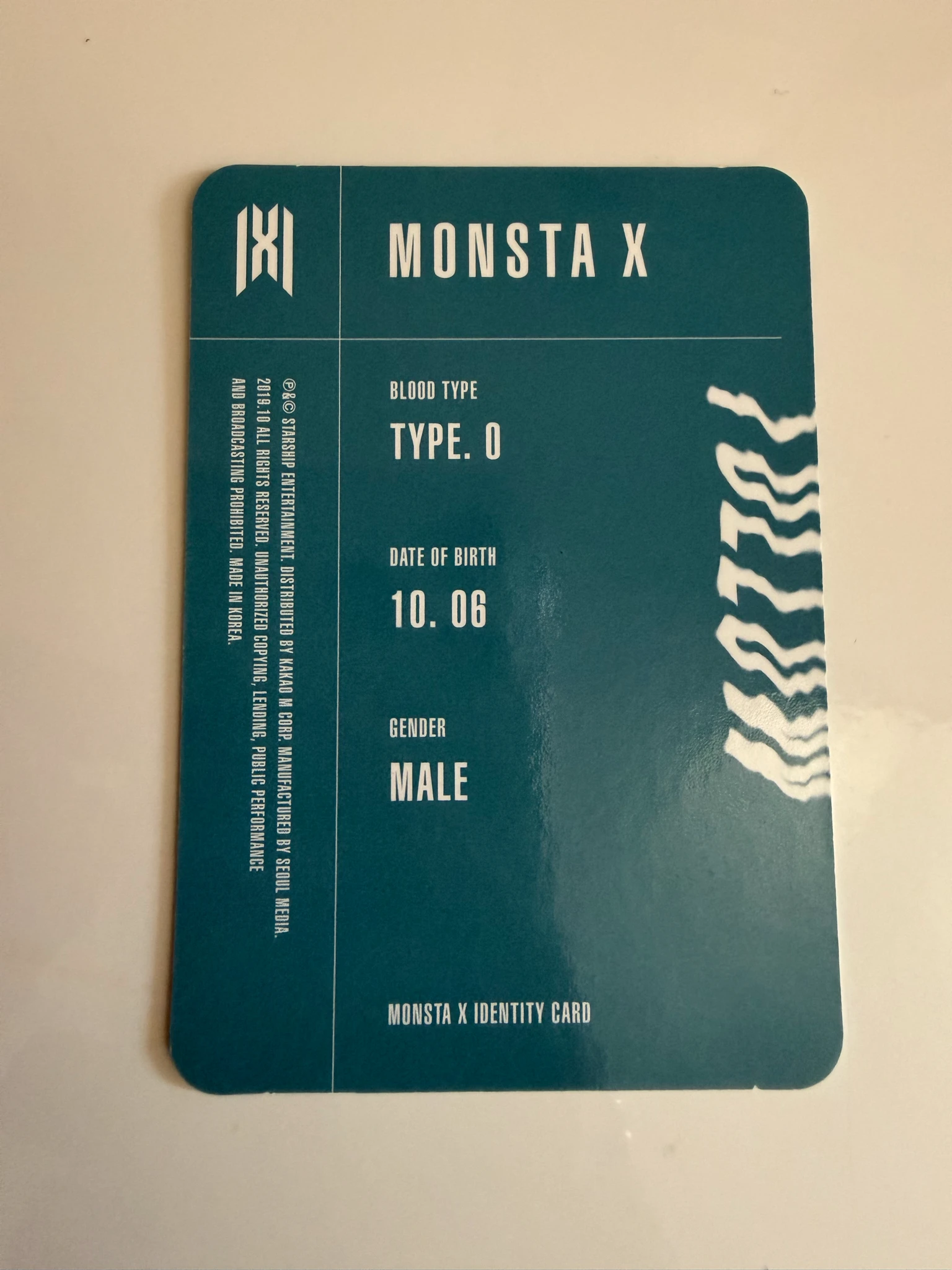 MONSTA X Joohoney MONSTA X - Joohoney - Follow - Find You Album album photocard X version id card first press only listing photo 2