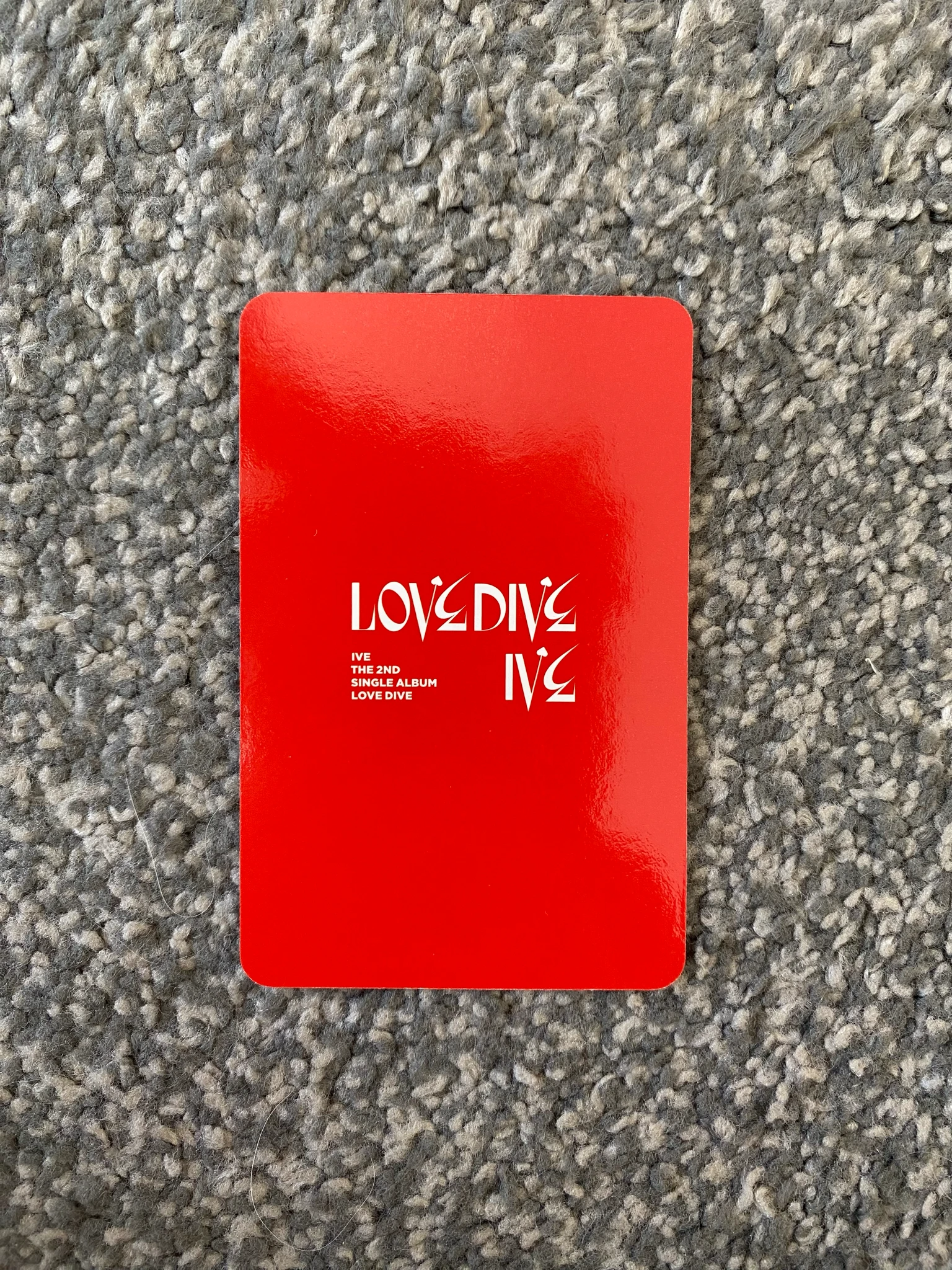 IVE Yujin IVE - Yujin - LOVE DIVE Album album photocard ver. 1 listing photo 2