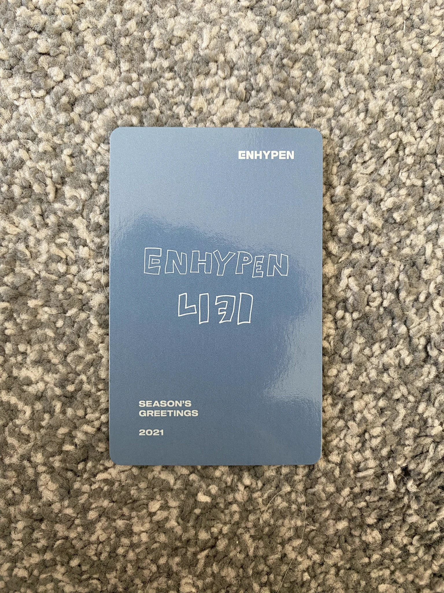 ENHYPEN Ni-ki ENHYPEN - Ni-ki - 2021 Season's Greetings  Other photocard set listing photo 2