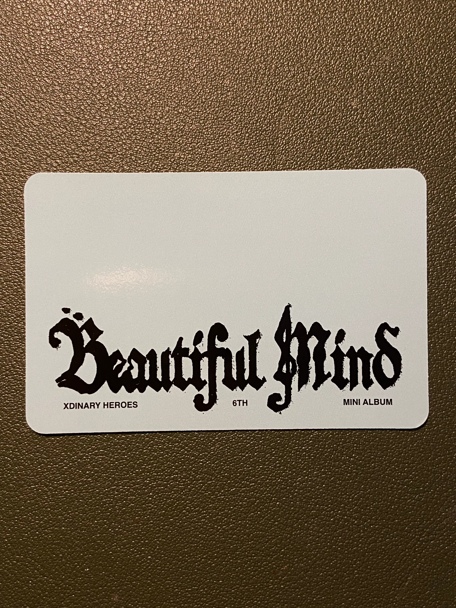 Xdinary Heroes Xdinary Heroes - O.de & Gaon & Jungsu - Beautiful Mind Album album photocard listing photo 2