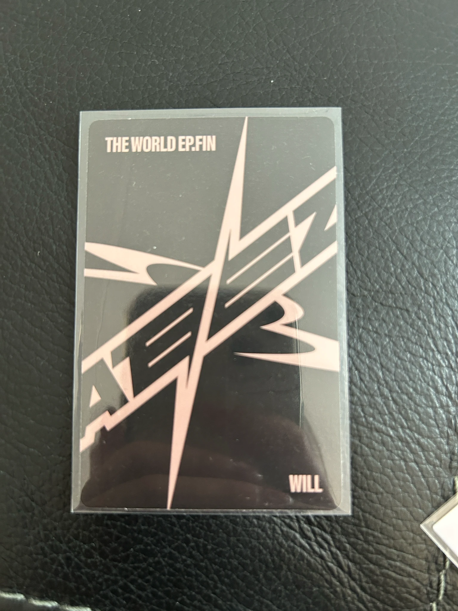 ATEEZ Hongjoong ATEEZ - Hongjoong - THE WORLD EP.FIN: WILL Album A version version 1 album photocard listing photo 2