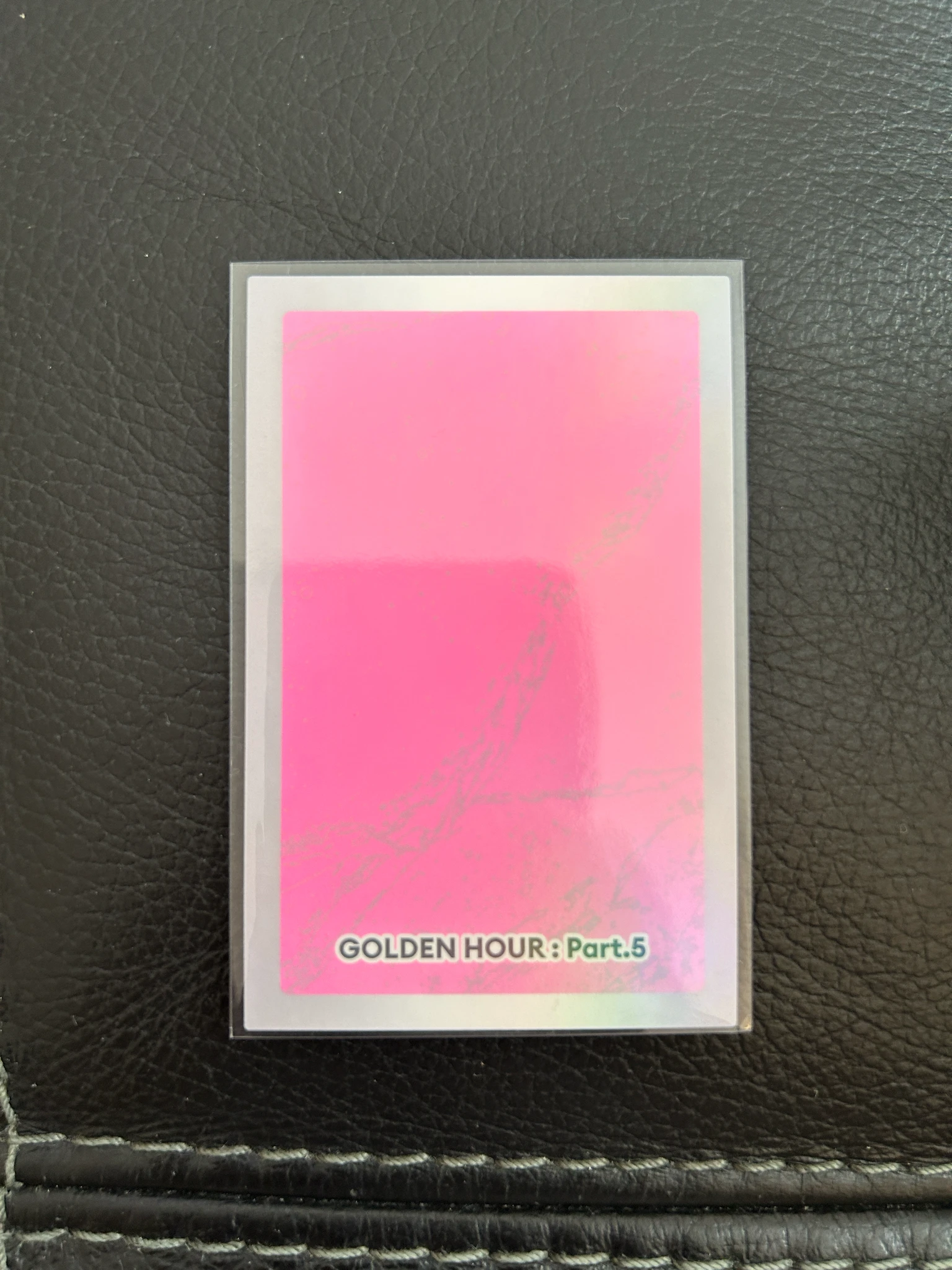 ATEEZ Hongjoong ATEEZ - Hongjoong - GOLDEN HOUR : Part.5 Album album inclusion A version holographic (hologram) listing photo 2