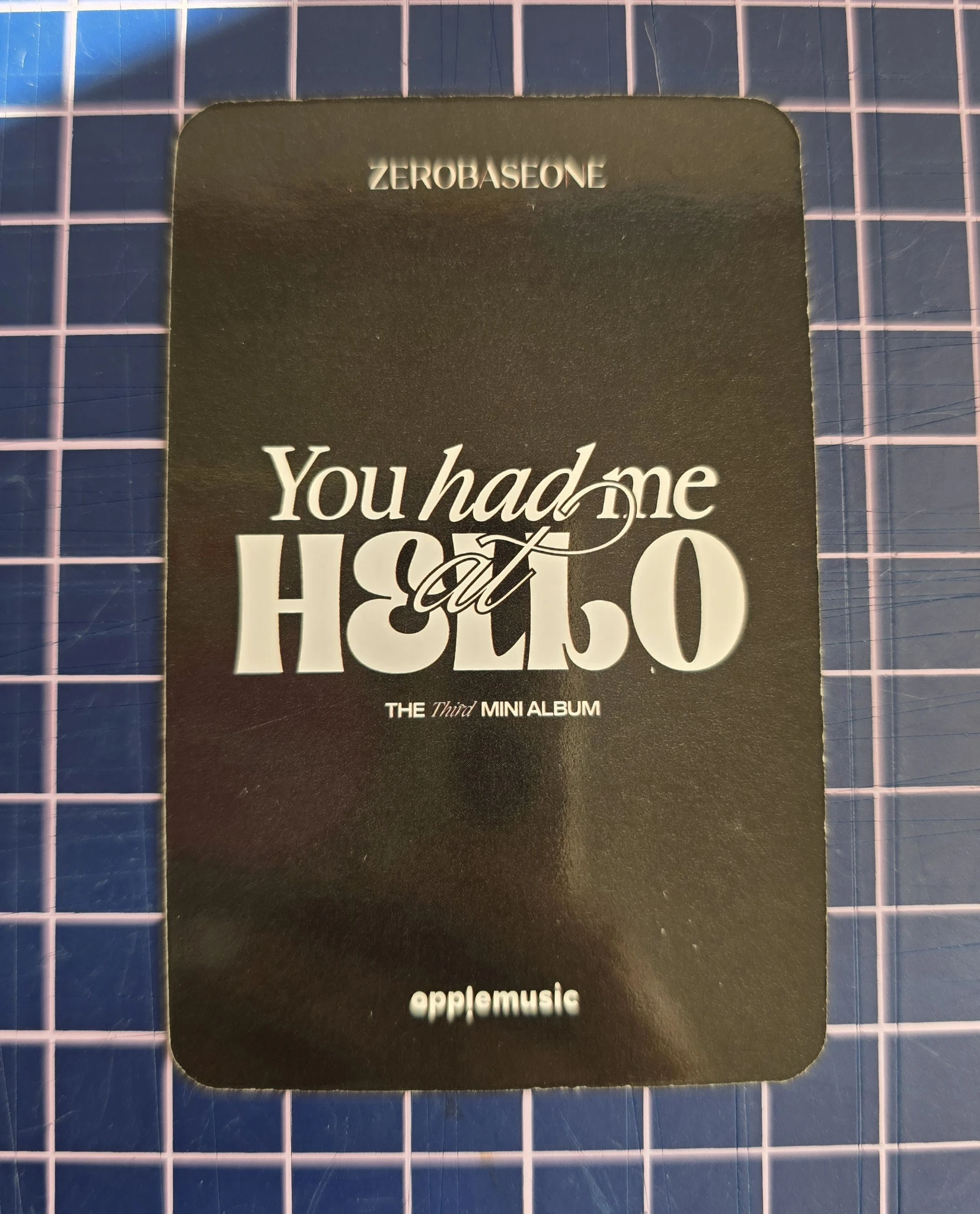 ZEROBASEONE Jiwoong ZEROBASEONE - Jiwoong - You had me at HELLO Album listing photo 2