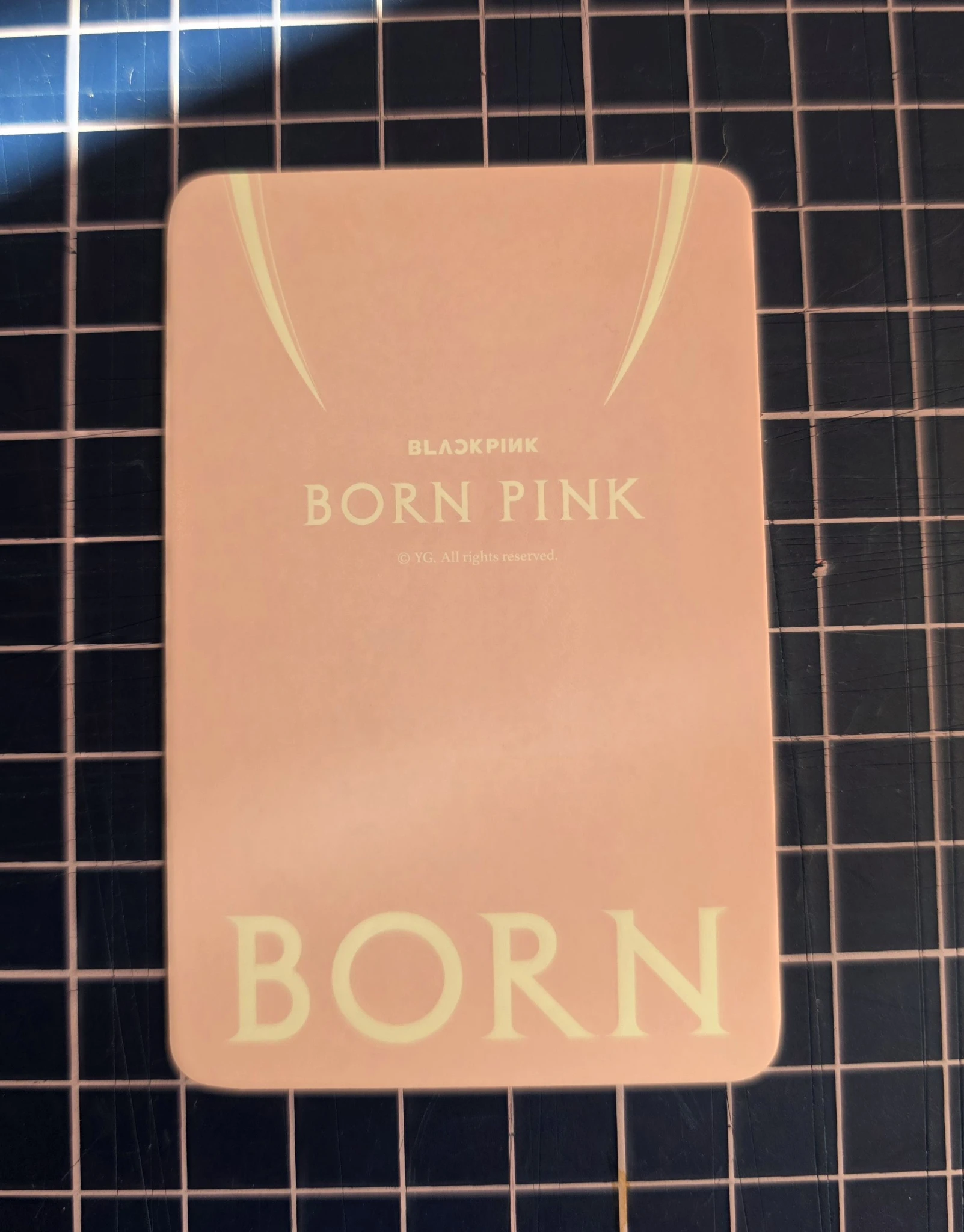 BLACKPINK Rosé BLACKPINK - Rosé - BORN PINK Album merch photocard Toploader kit photocard set listing photo 2