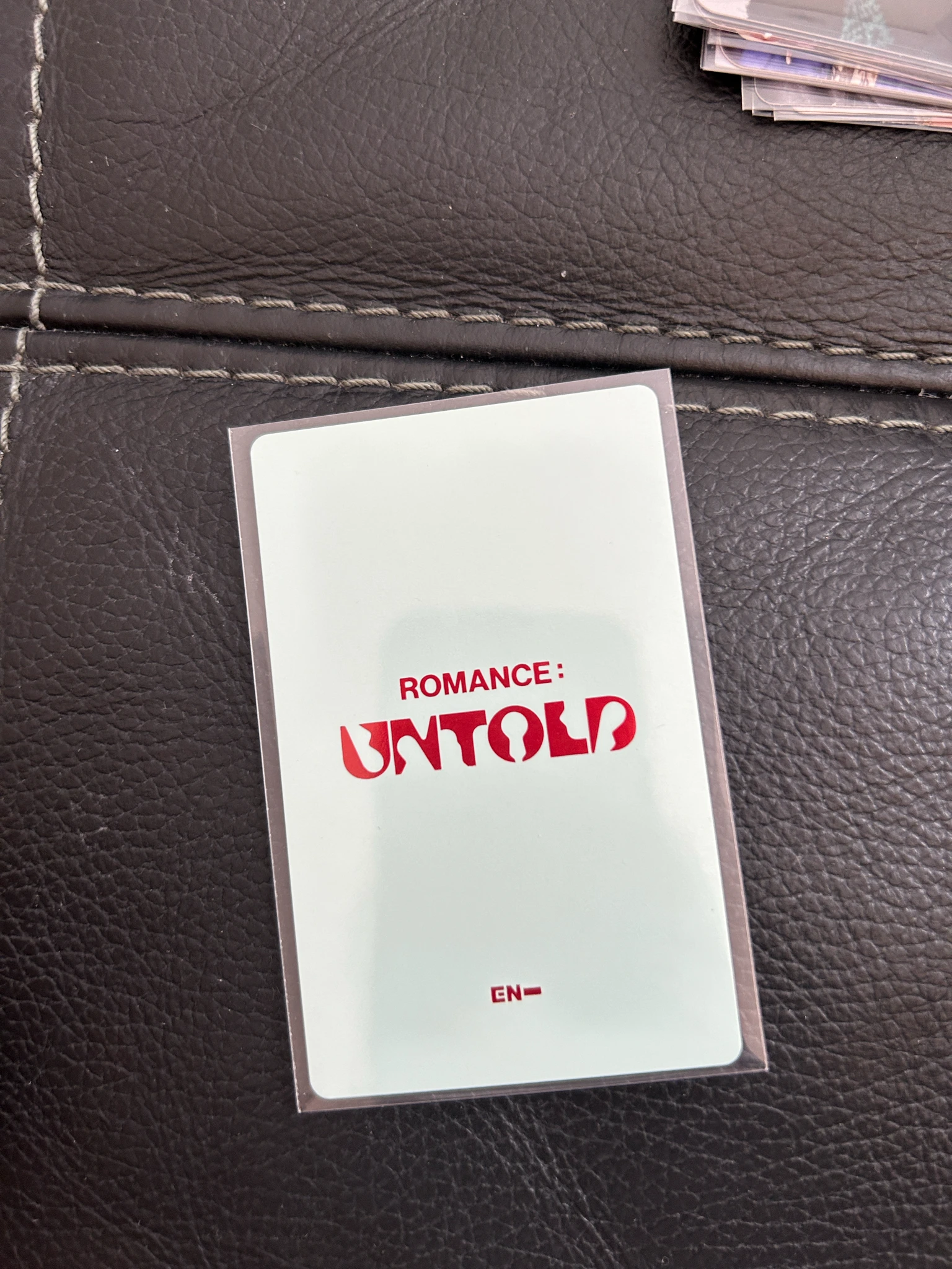 ENHYPEN Sunoo ENHYPEN - Sunoo - ROMANCE: UNTOLD Album A version arcanum version korean album album photocard listing photo 2