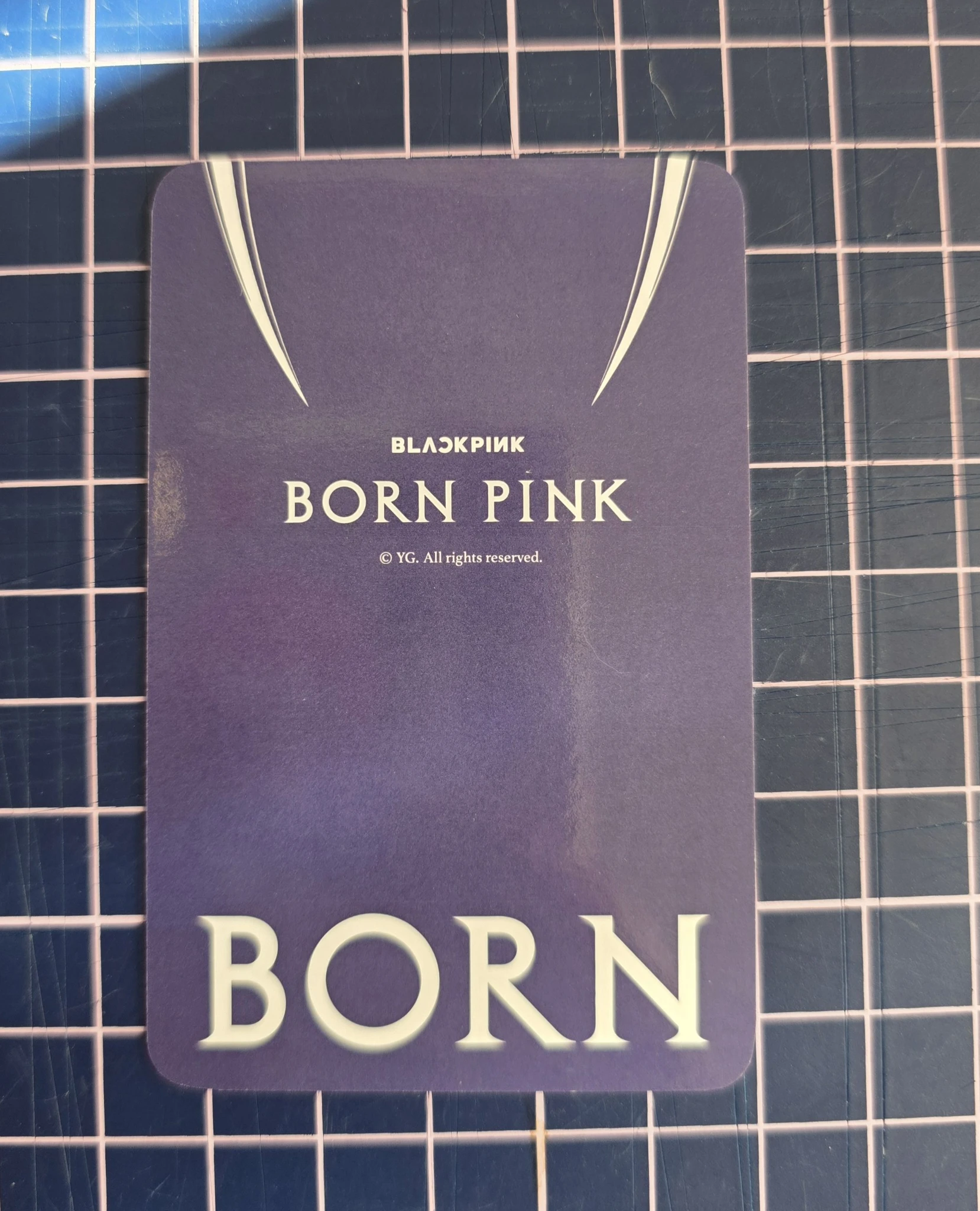 BLACKPINK Jennie BLACKPINK - Jennie - BORN PINK Album merch photocard Toploader kit photocard set listing photo 2