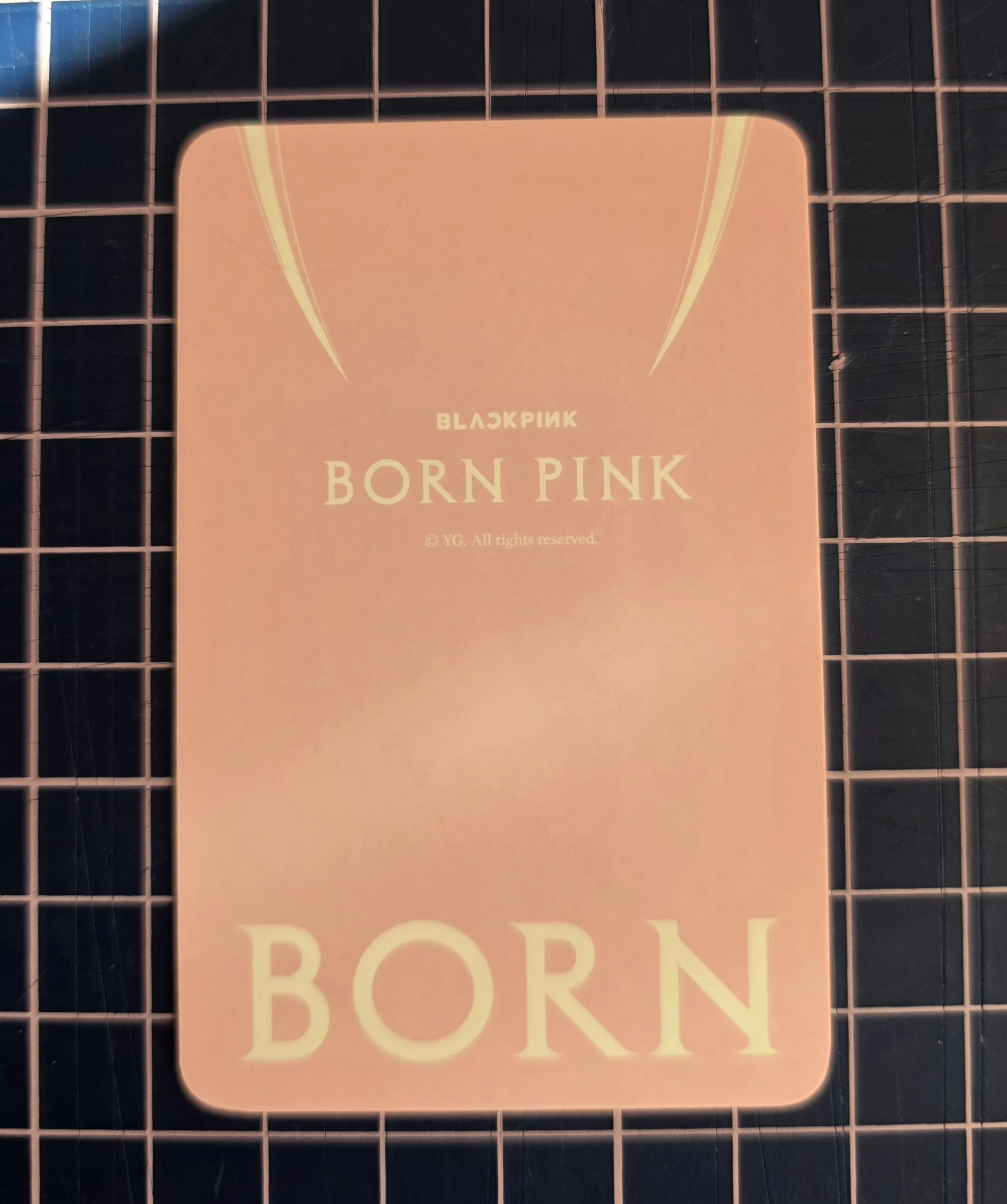 BLACKPINK Jisoo BLACKPINK - Jisoo - BORN PINK Album Toploader kit photocard set Born pink listing photo 2