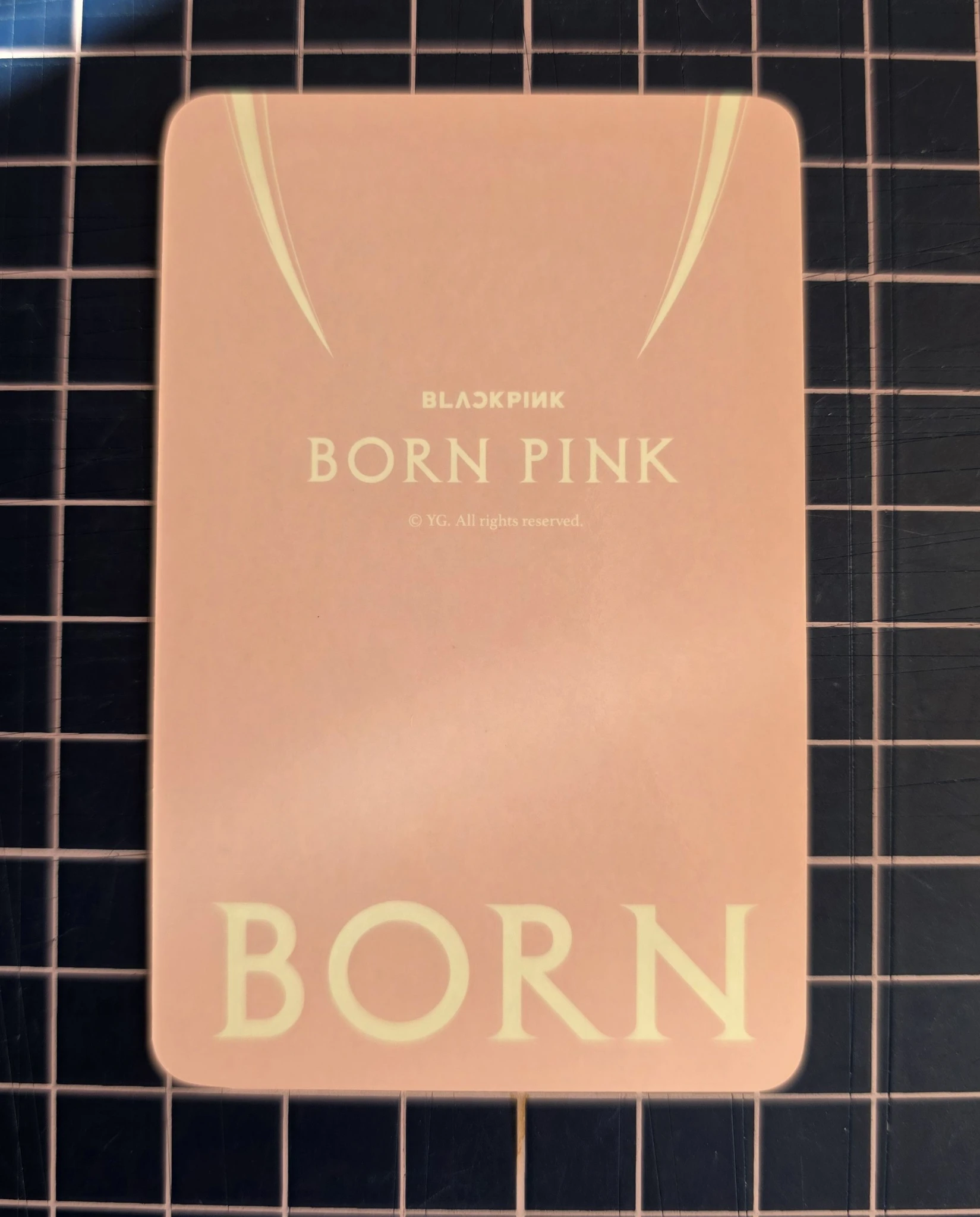 BLACKPINK Jennie BLACKPINK - Jennie - BORN PINK Album Toploader kit photocard set merch photocard listing photo 2