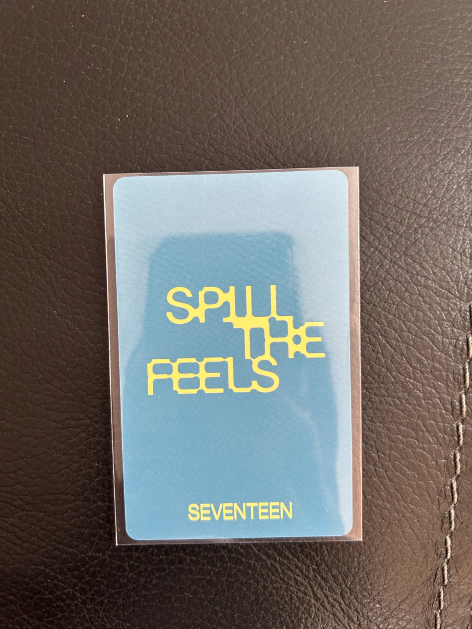 SEVENTEEN Woozi SEVENTEEN - Woozi - Spill the Feels Album weverse japan shop (wvj) carat version pob (pre-order benefit) holographic (hologram) listing photo 2