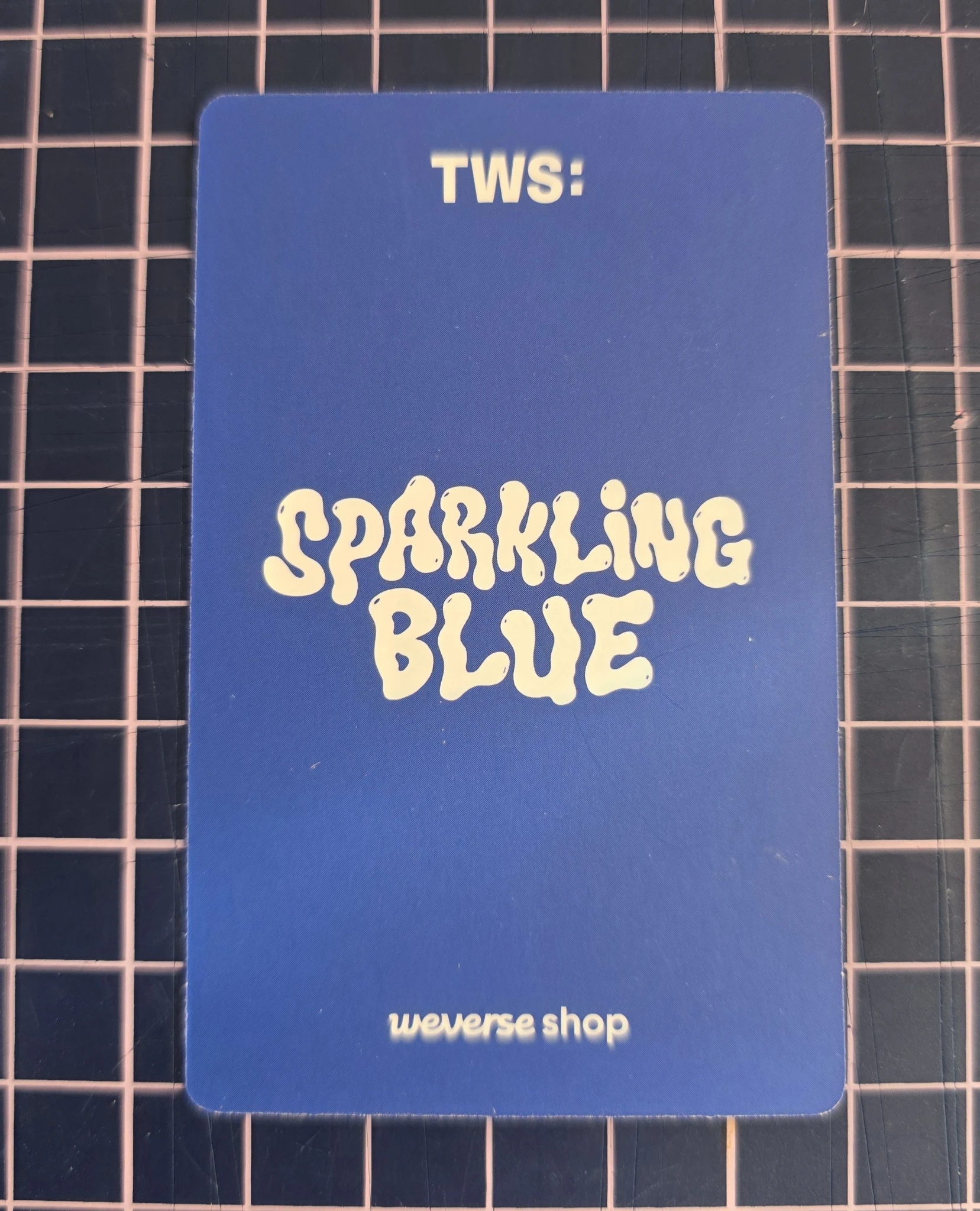 TWS Jihoon TWS - Jihoon - Sparkling Blue Album pob (pre-order benefit) weverse global shop (wvg) listing photo 2