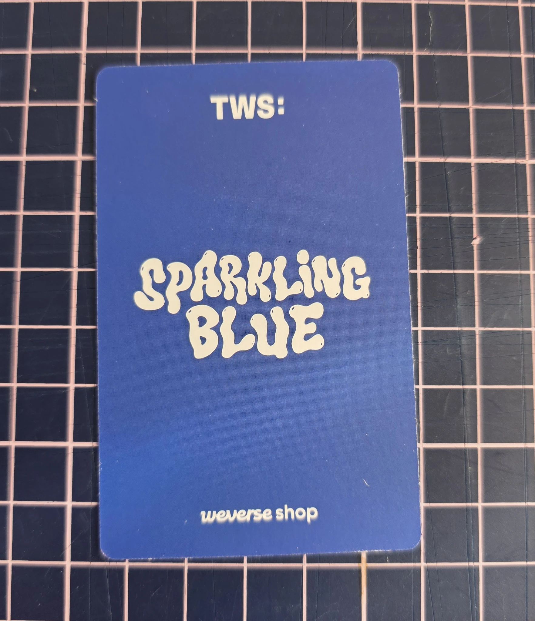 TWS Shinyu TWS - Shinyu - Sparkling Blue Album pob (pre-order benefit) weverse global shop (wvg) listing photo 2