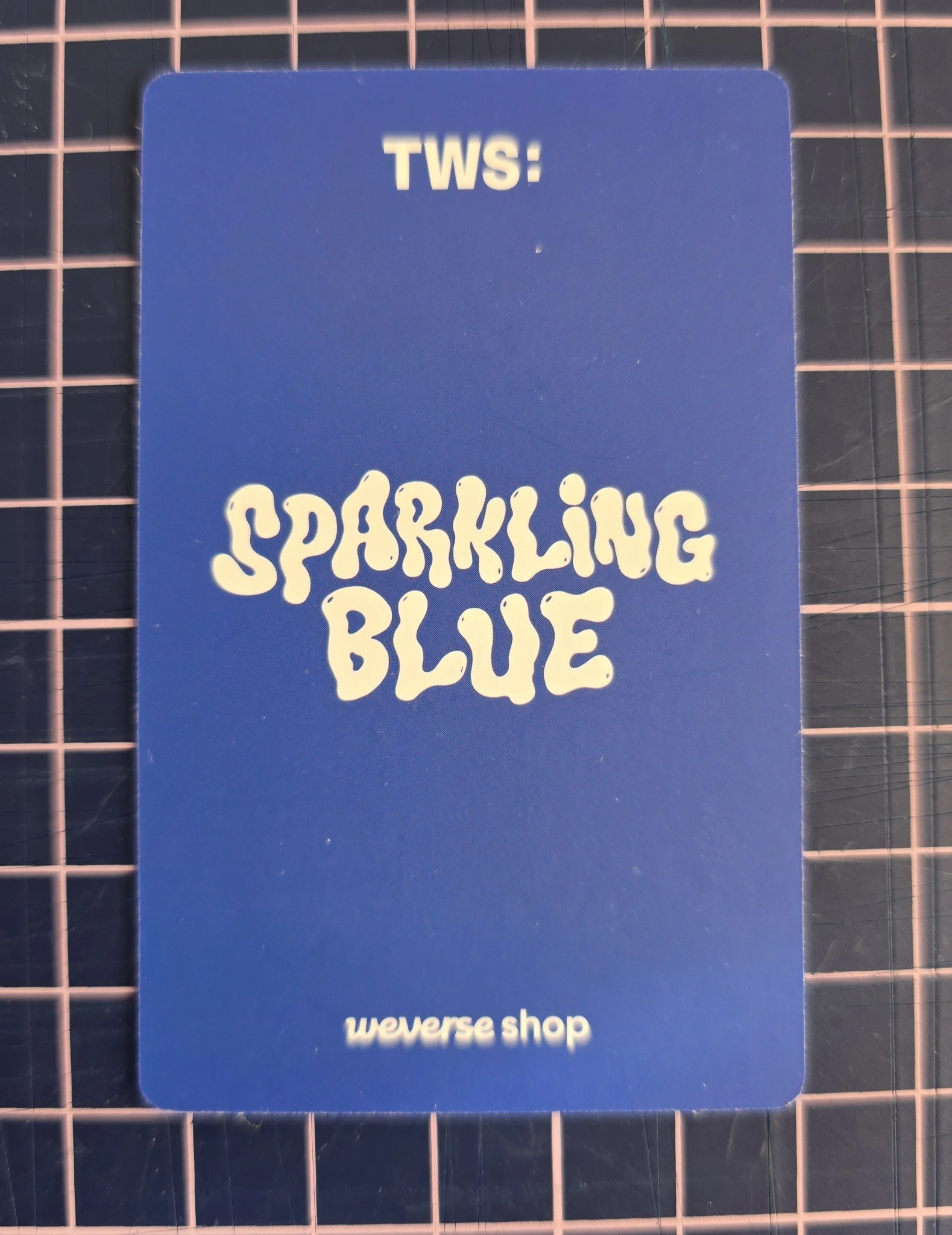 TWS Kyungmin TWS - Kyungmin - Sparkling Blue Album pob (pre-order benefit) weverse global shop (wvg) listing photo 2