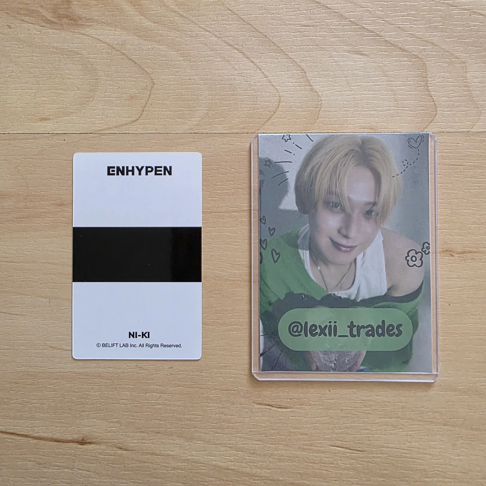 ENHYPEN Ni-ki ENHYPEN - Ni-ki - Official Light Stick Version 1 Other lightstick merch photocard photocard set listing photo 2