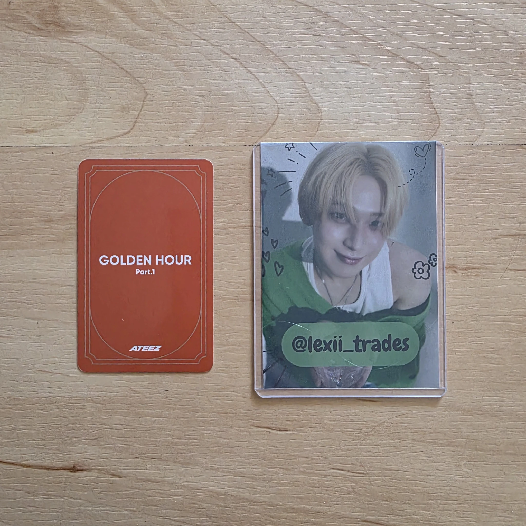 ATEEZ Wooyoung ATEEZ - Wooyoung - Golden Hour : Part.1 Album album photocard image card listing photo 2