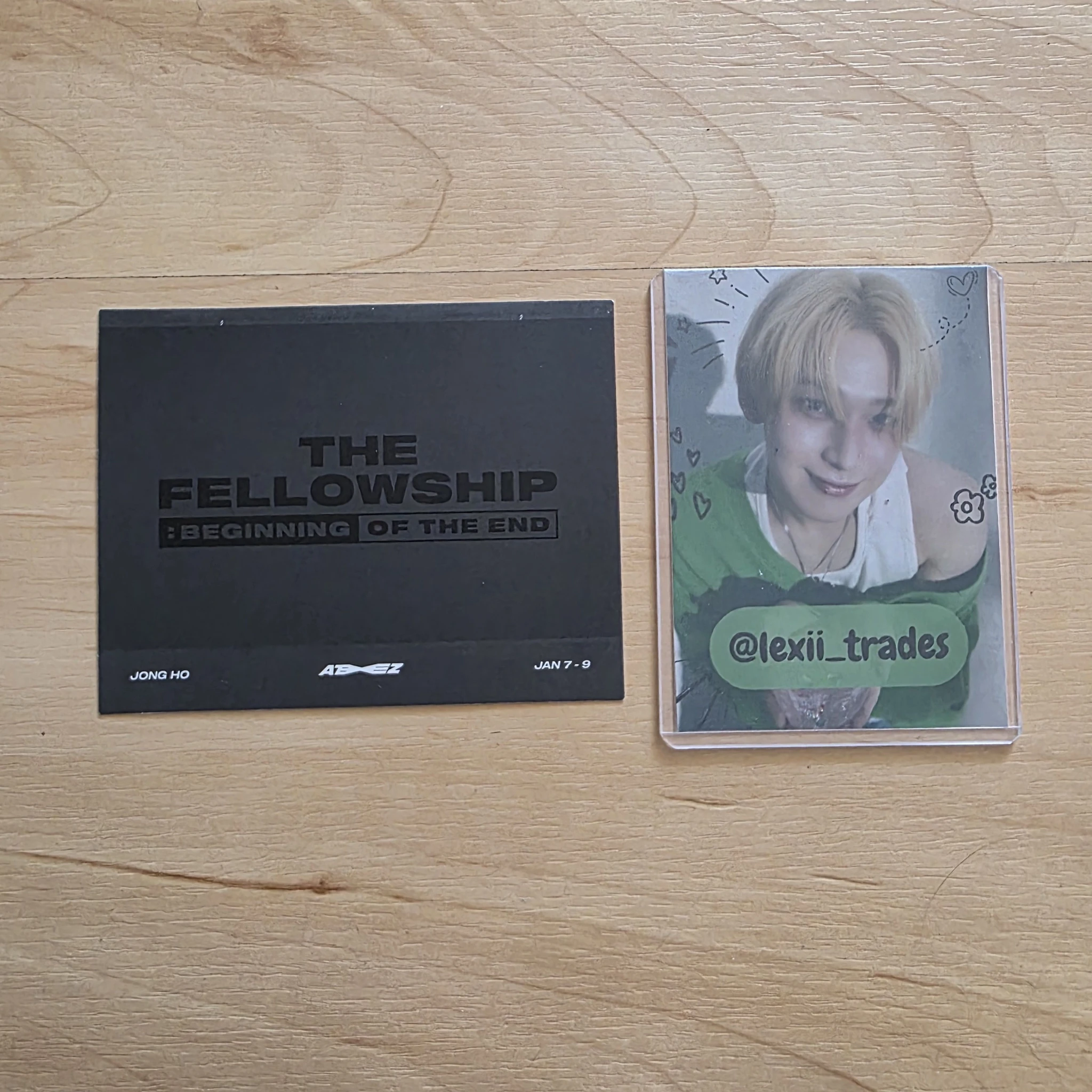 ATEEZ Jongho ATEEZ - Jongho - The Fellowship: Beginning of the End in Seoul DVD/Blu-Ray Other polaroid polaroid set dvd inclusion listing photo 2