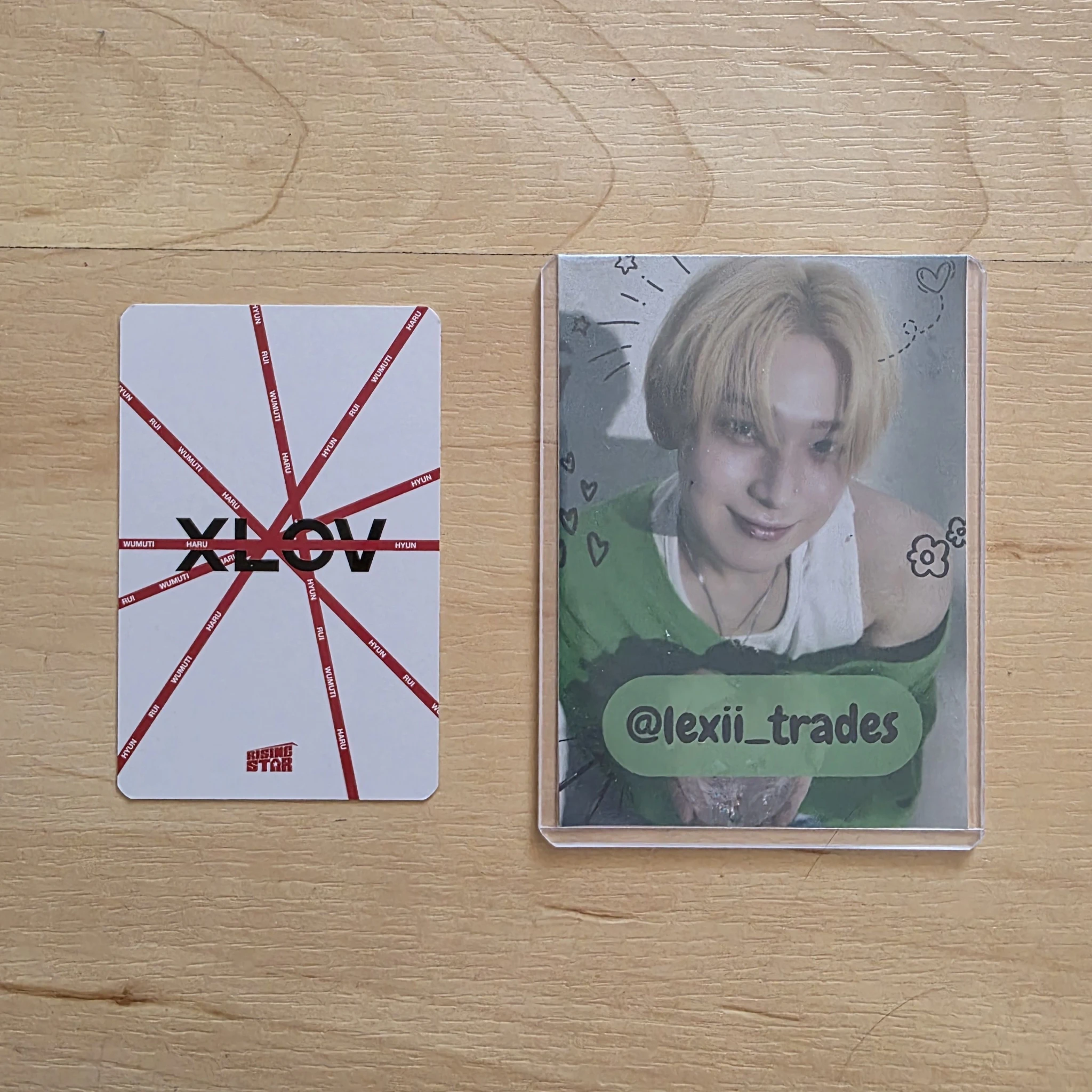 XLOV Haru XLOV - Haru - 2025 XLOV OFFICIAL MD Event trading card Rising star listing photo 2
