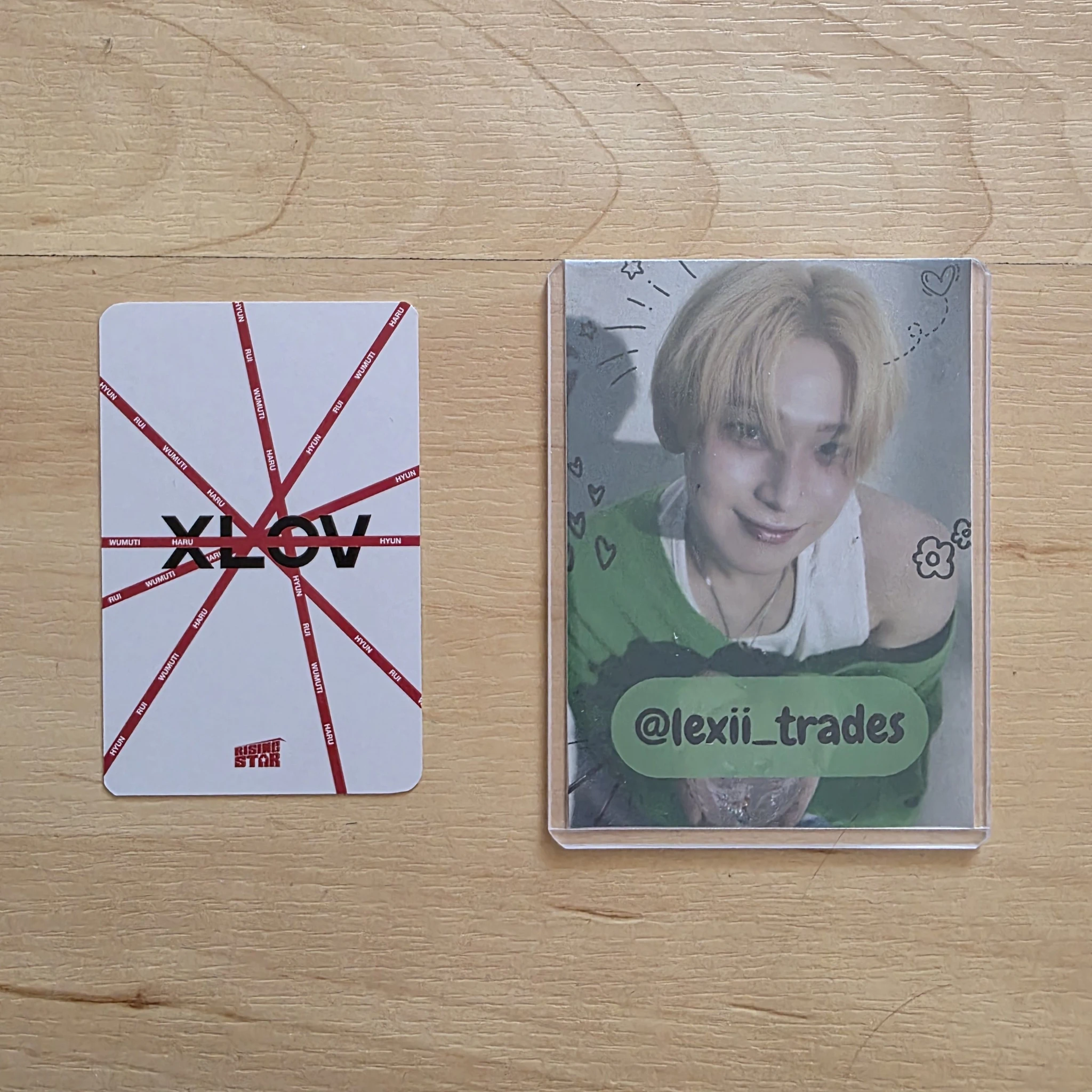 XLOV Wumuti XLOV - Wumuti - 2025 XLOV OFFICIAL MD Event rising star merch photocard trading card fan meeting listing photo 2