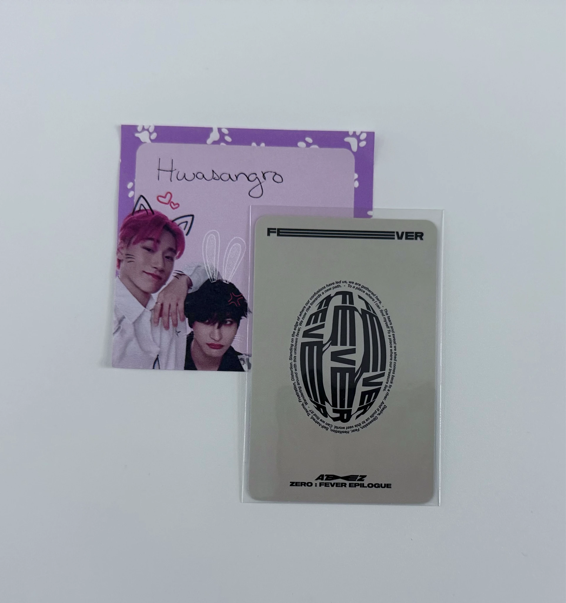 ATEEZ Seonghwa ATEEZ - Seonghwa - ZERO : FEVER EPILOGUE Album pob (pre-order benefit) synnara listing photo 2