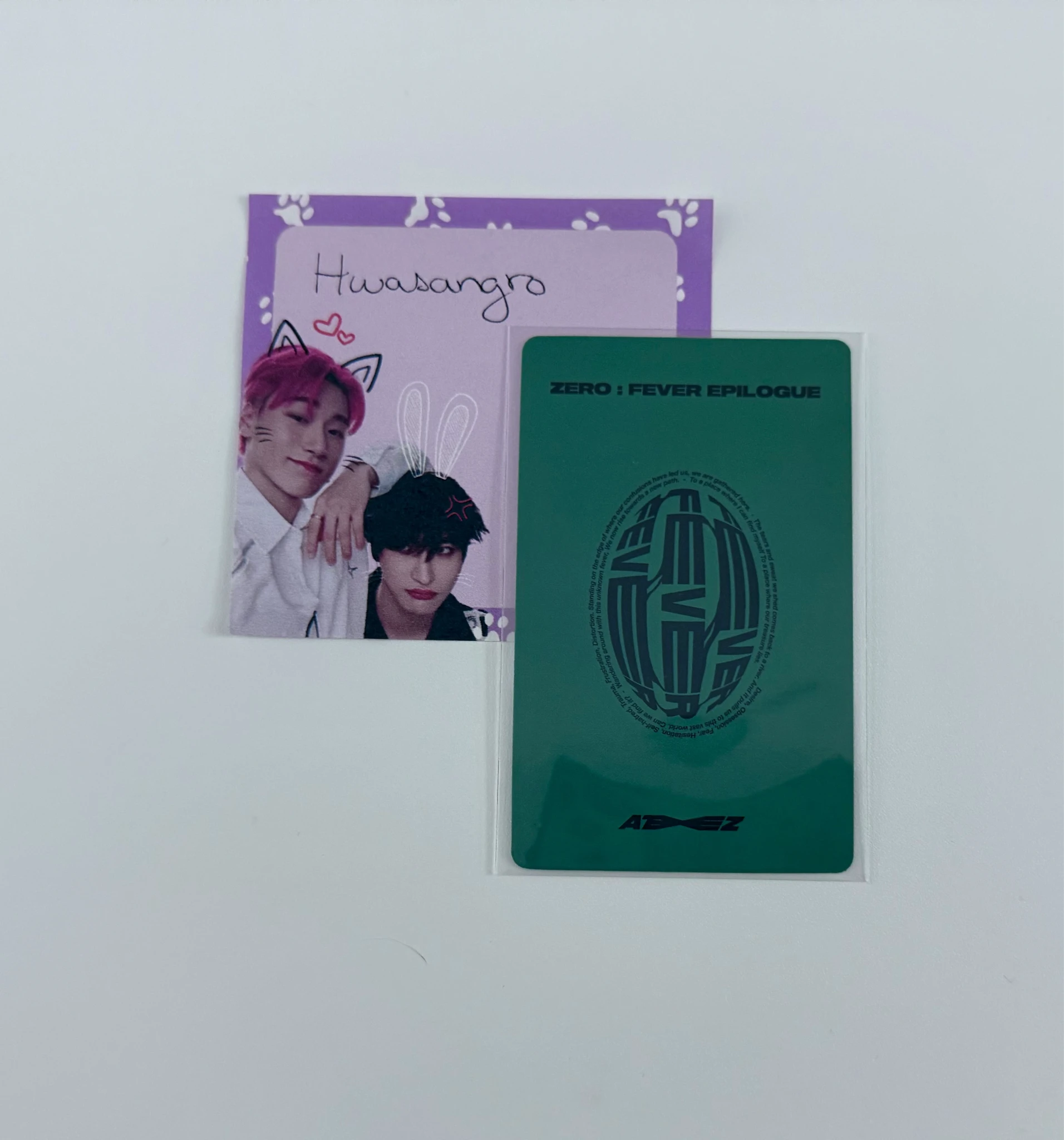 ATEEZ Seonghwa ATEEZ - Seonghwa - ZERO : FEVER EPILOGUE Album pob (pre-order benefit) apple music round 2 listing photo 2