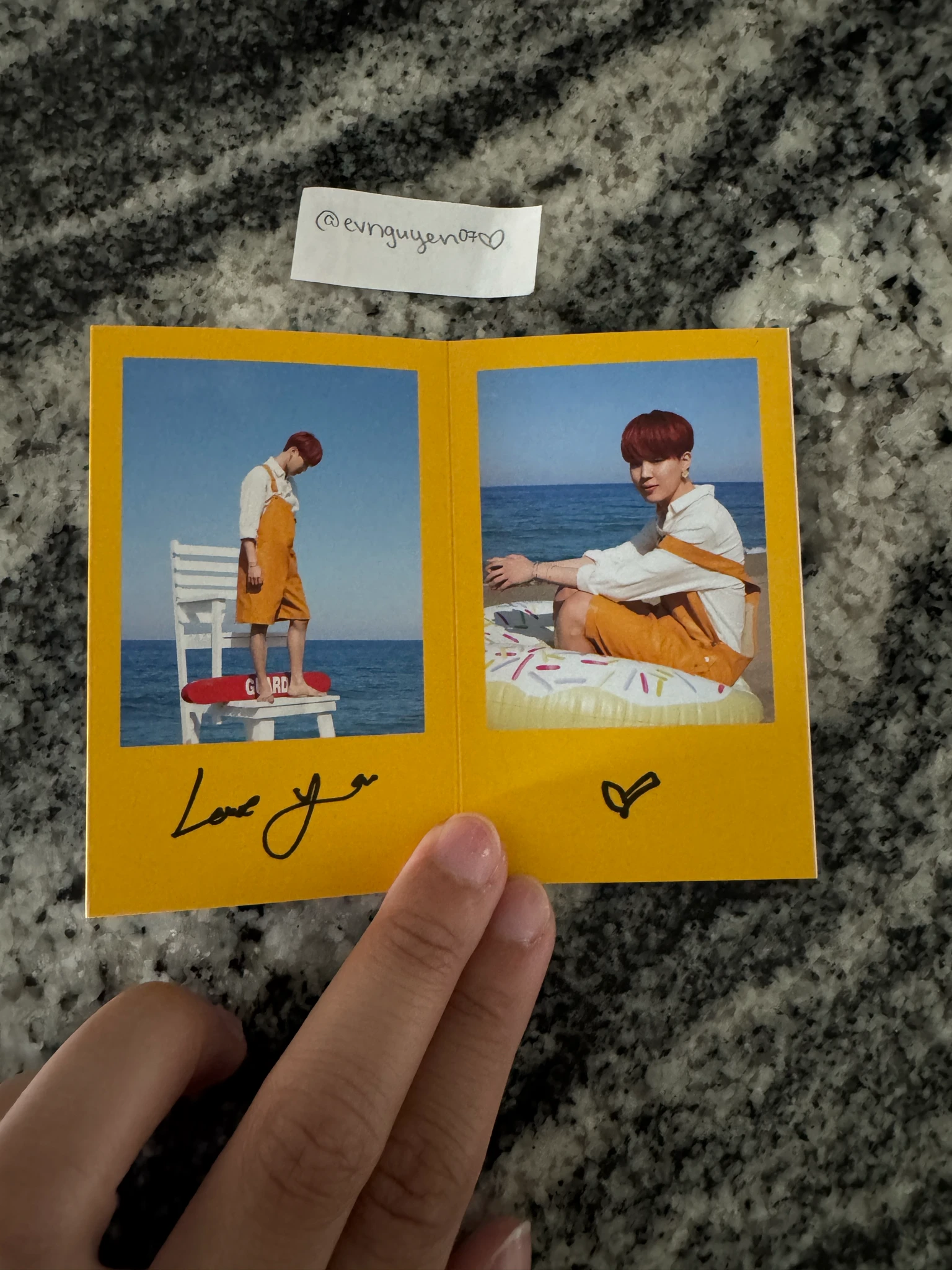 BTS Jimin BTS - Jimin - Butter Album message card album inclusion listing photo 2