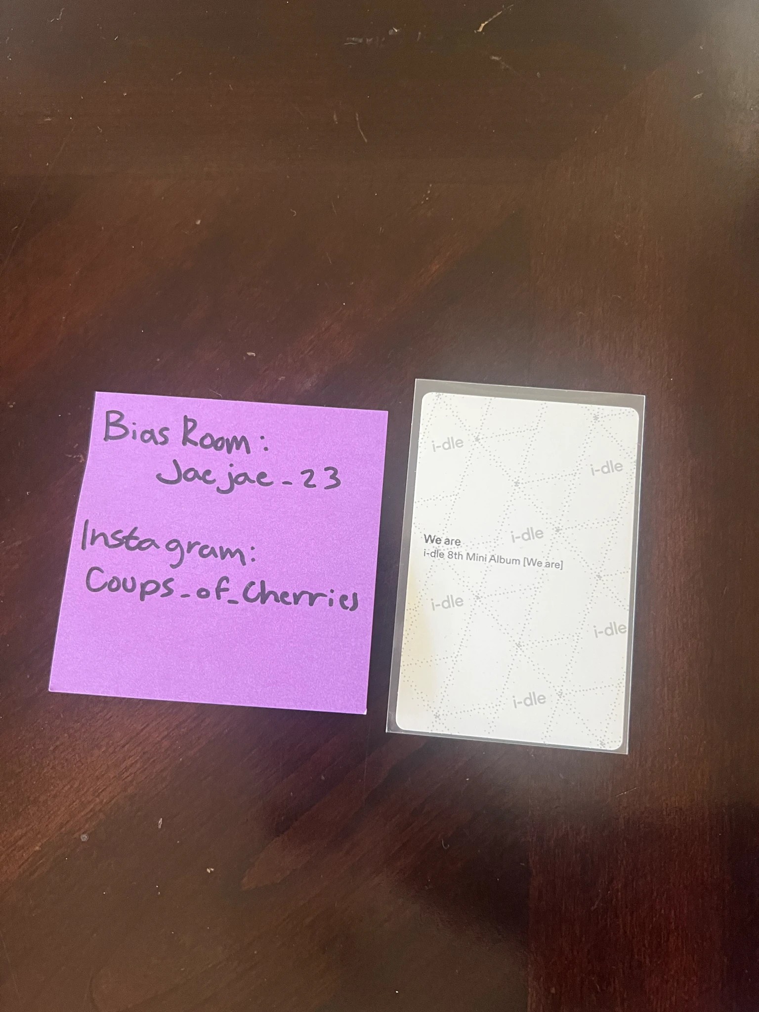 i-dle Shuhua (G)I-DLE - Miyeon - We are Album jewel case version album photocard international exclusive listing photo 2