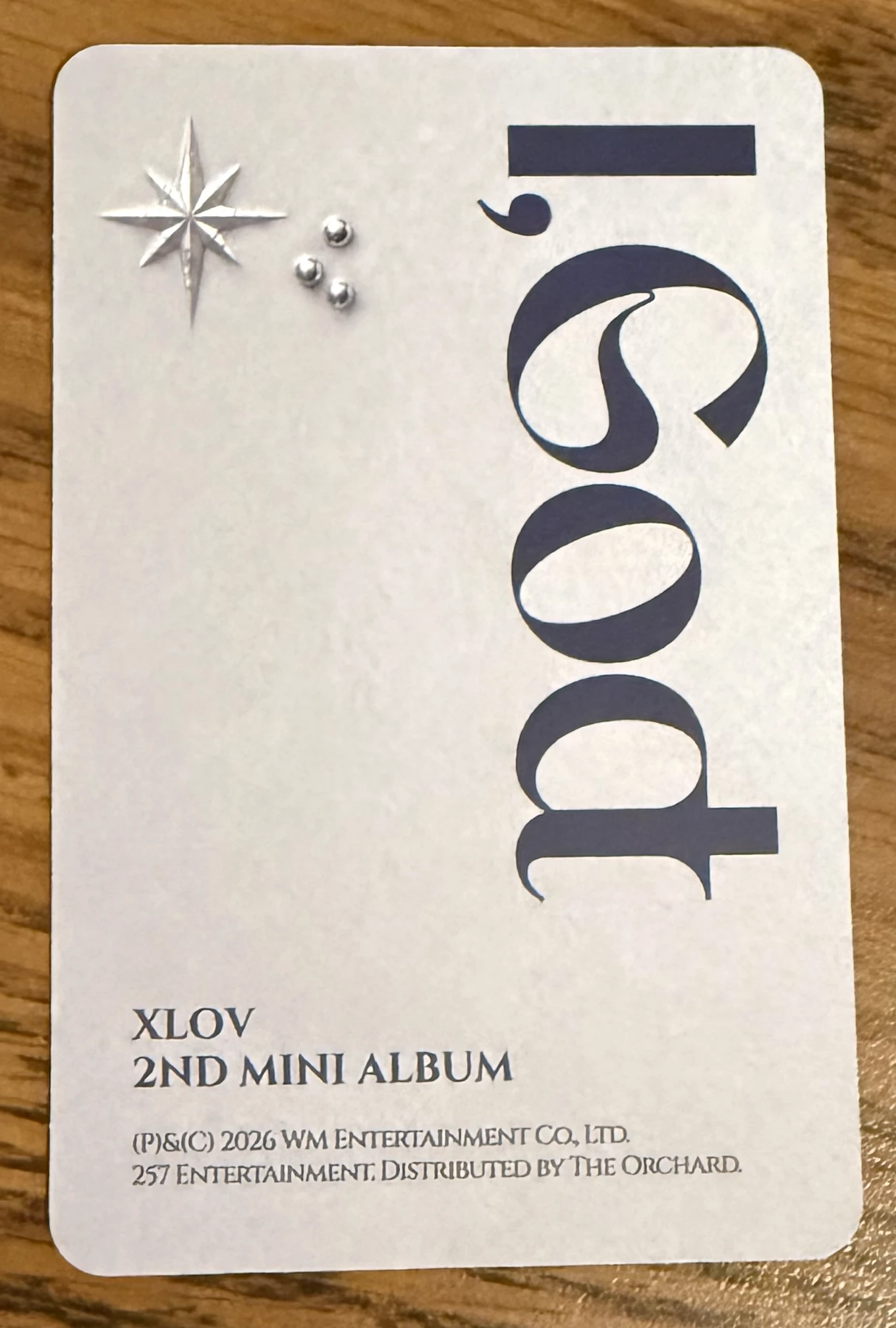 XLOV Hyun XLOV - Hyun - I, God Album i version listing photo 2