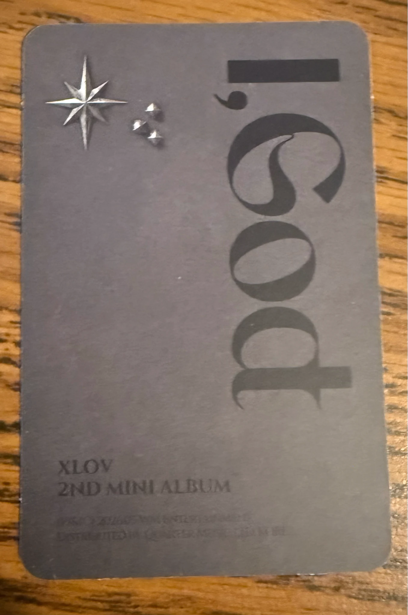 XLOV Haru XLOV - Haru - I, God Album album photocard D version listing photo 2