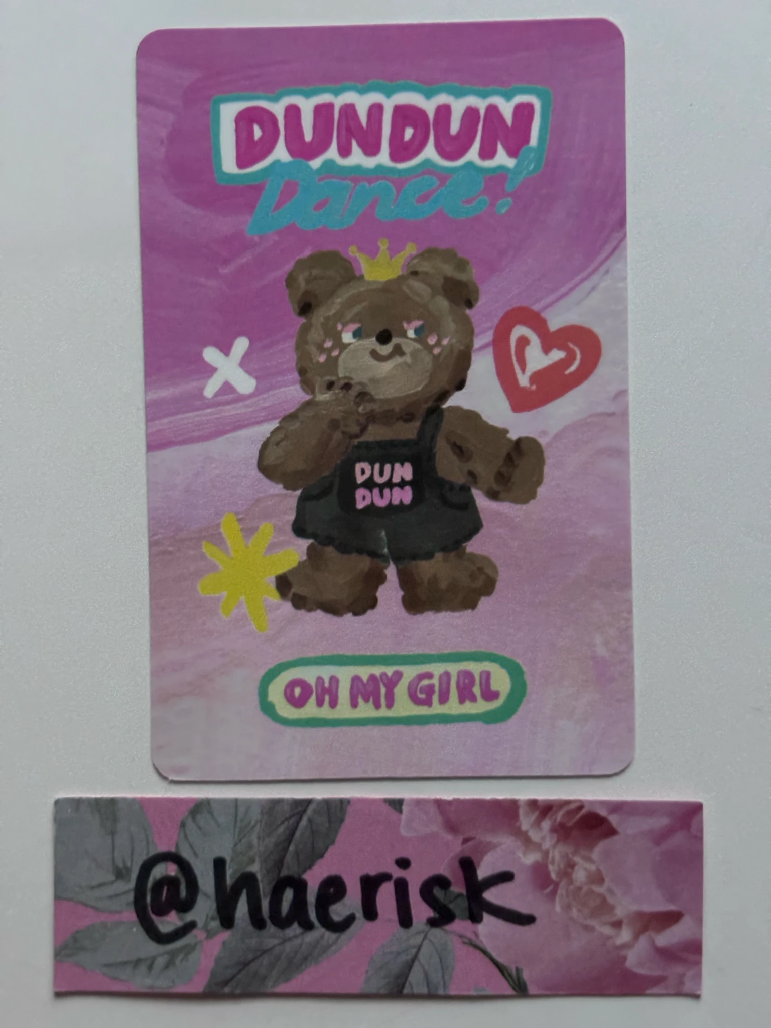 OH MY GIRL Hyojung OH MY GIRL - Hyojung - Dear OHMYGIRL Album album photocard omg bear version listing photo 2