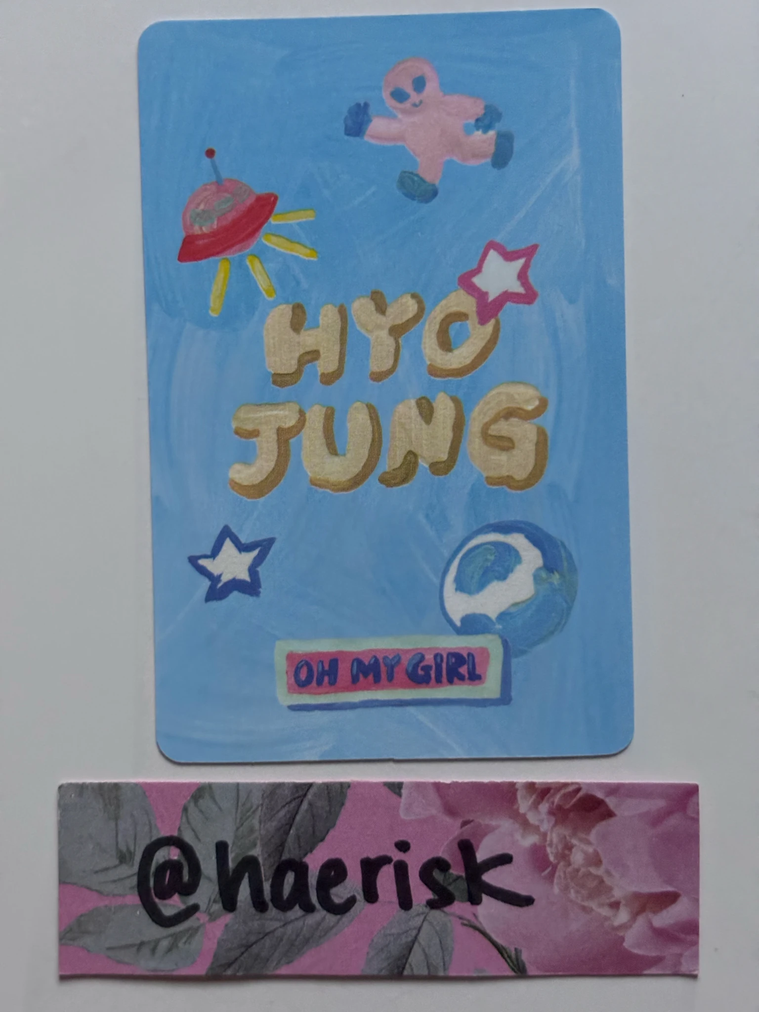 OH MY GIRL Hyojung OH MY GIRL - Hyojung - Dear OHMYGIRL Album album photocard dun dun bear version listing photo 2