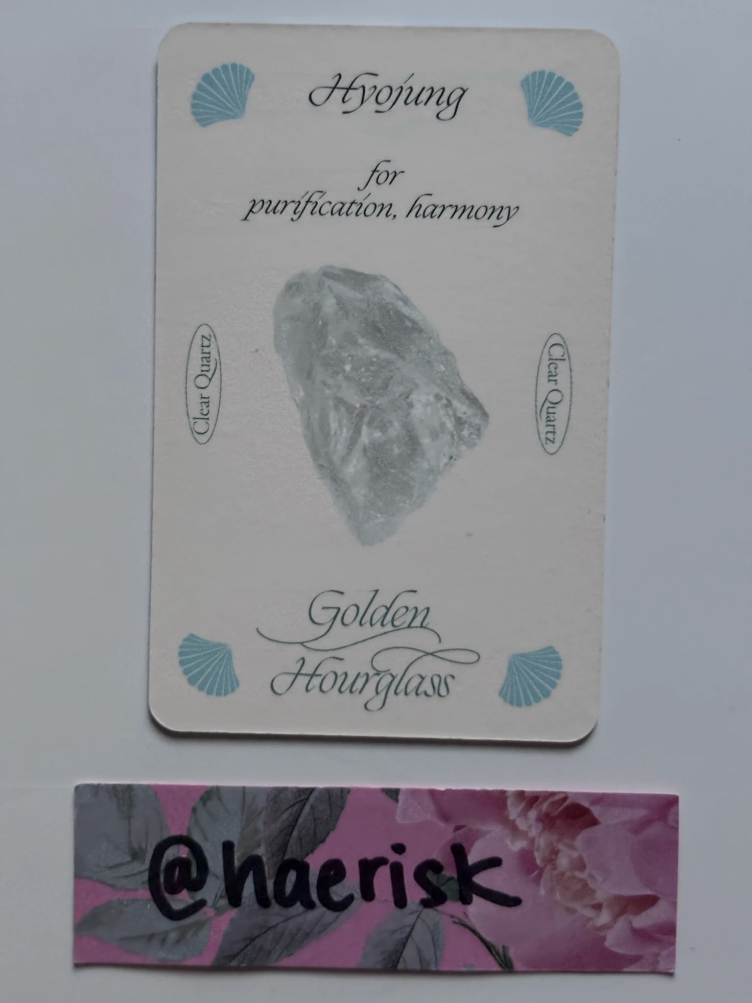 OH MY GIRL Hyojung OH MY GIRL - Hyojung - Golden Hourglass Album album photocard wave version stone card listing photo 2