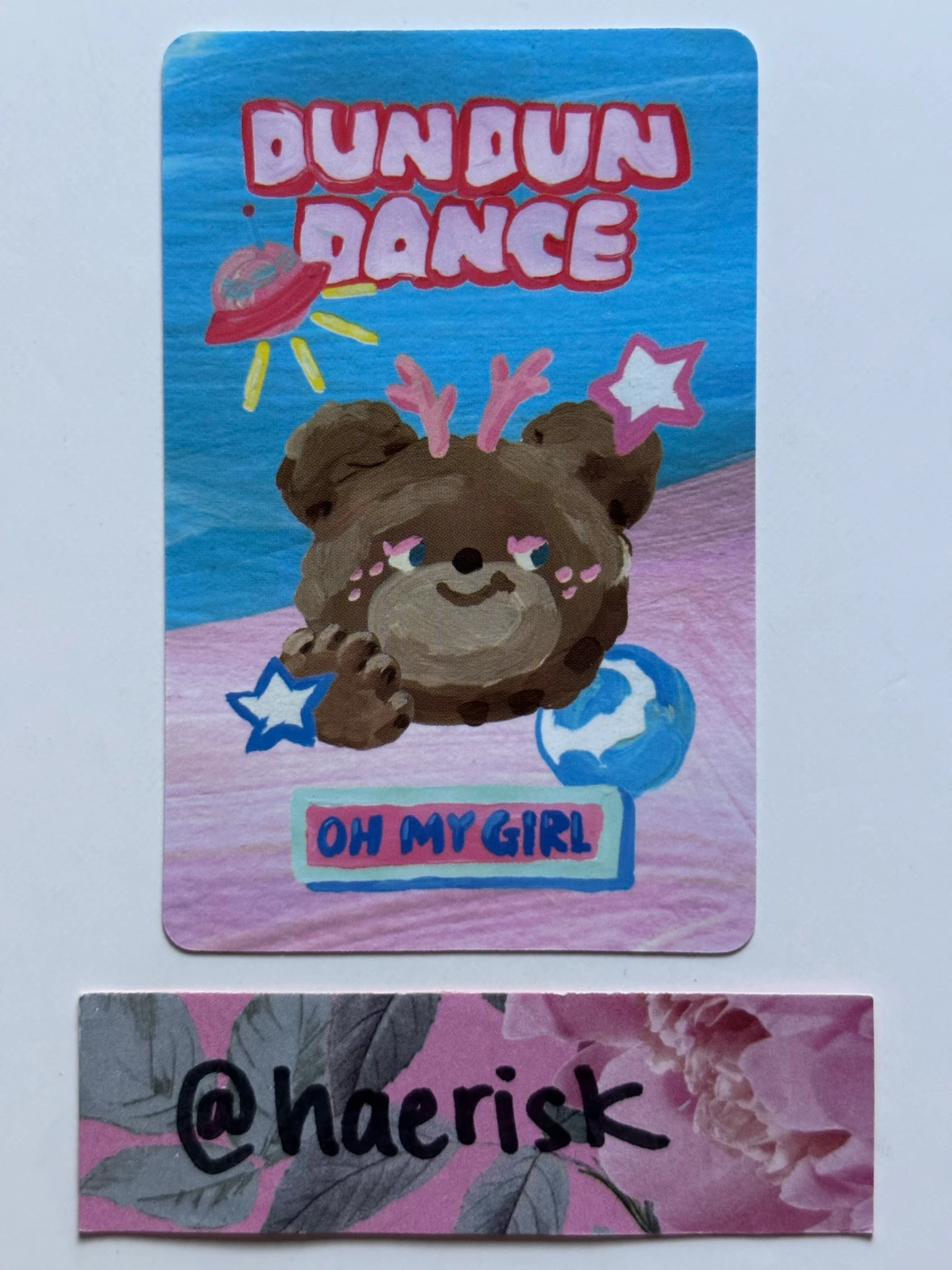 OH MY GIRL Yubin OH MY GIRL - Yubin - Dear OHMYGIRL Album album photocard dun dun bear version listing photo 2