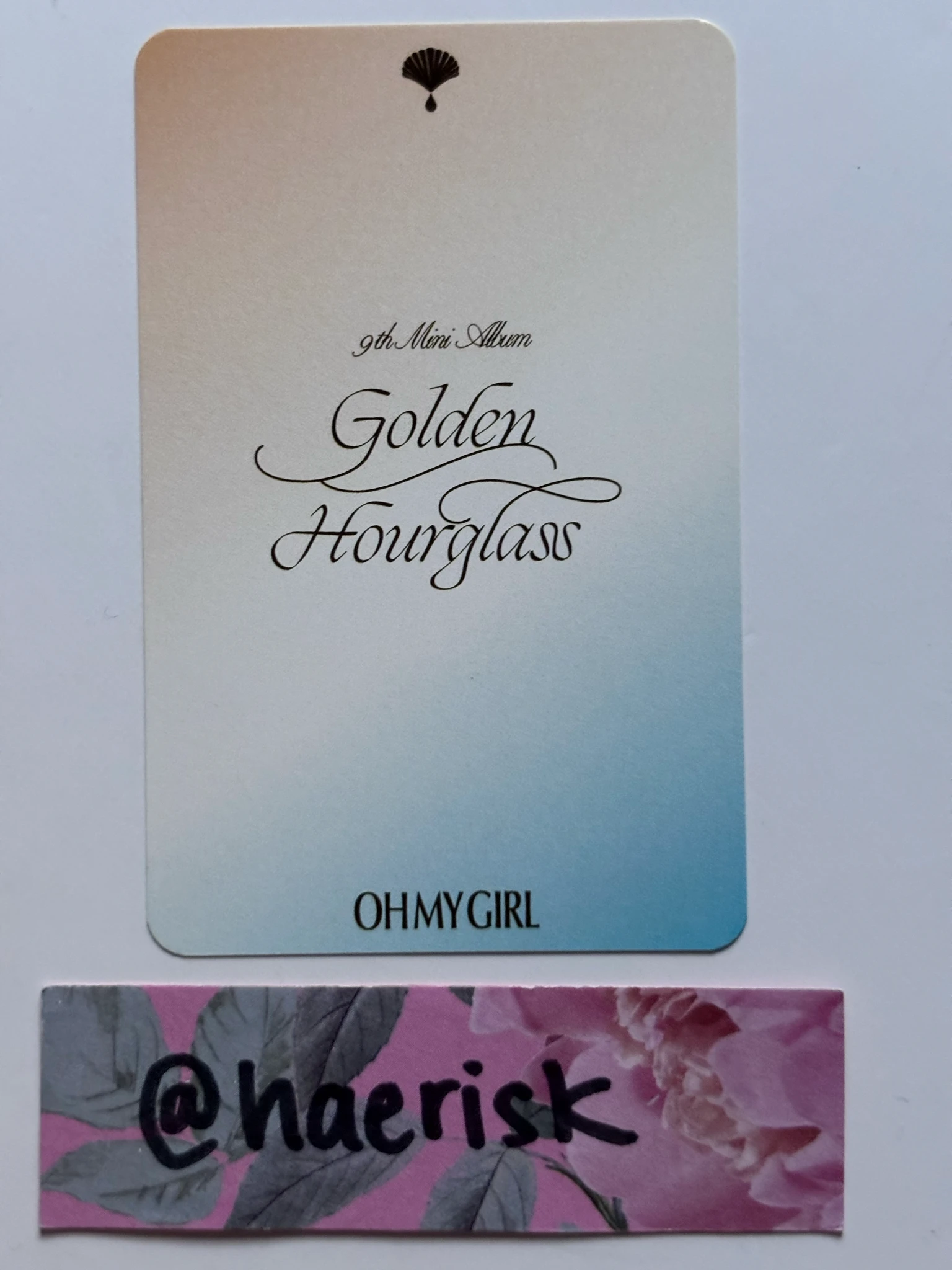 OH MY GIRL YooA OH MY GIRL - YooA - Golden Hourglass Album pob (pre-order benefit) makestar listing photo 2