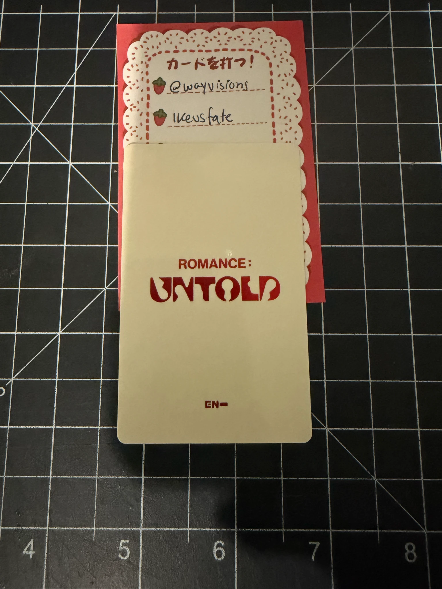 ENHYPEN Evan (Heeseung) ENHYPEN - Heeseung - ROMANCE: UNTOLD Album album photocard inceptio version listing photo 2
