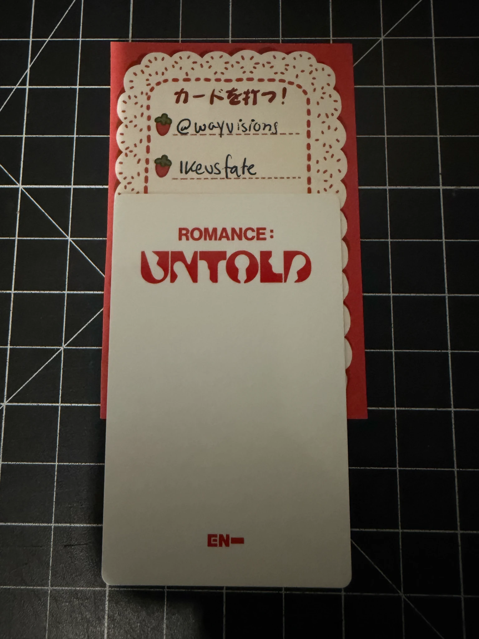 ENHYPEN Evan (Heeseung) ENHYPEN - Heeseung - ROMANCE: UNTOLD Album target exclusive EU exclusive purchase benefit listing photo 2