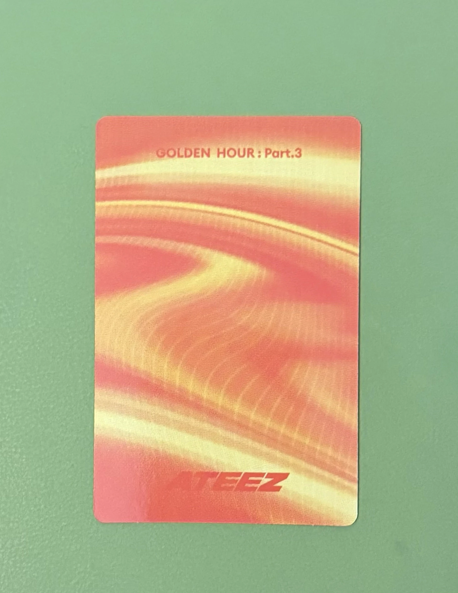 ATEEZ Wooyoung ATEEZ - Wooyoung - Golden Hour : Part.3 Album poca album image card 2 listing photo 2