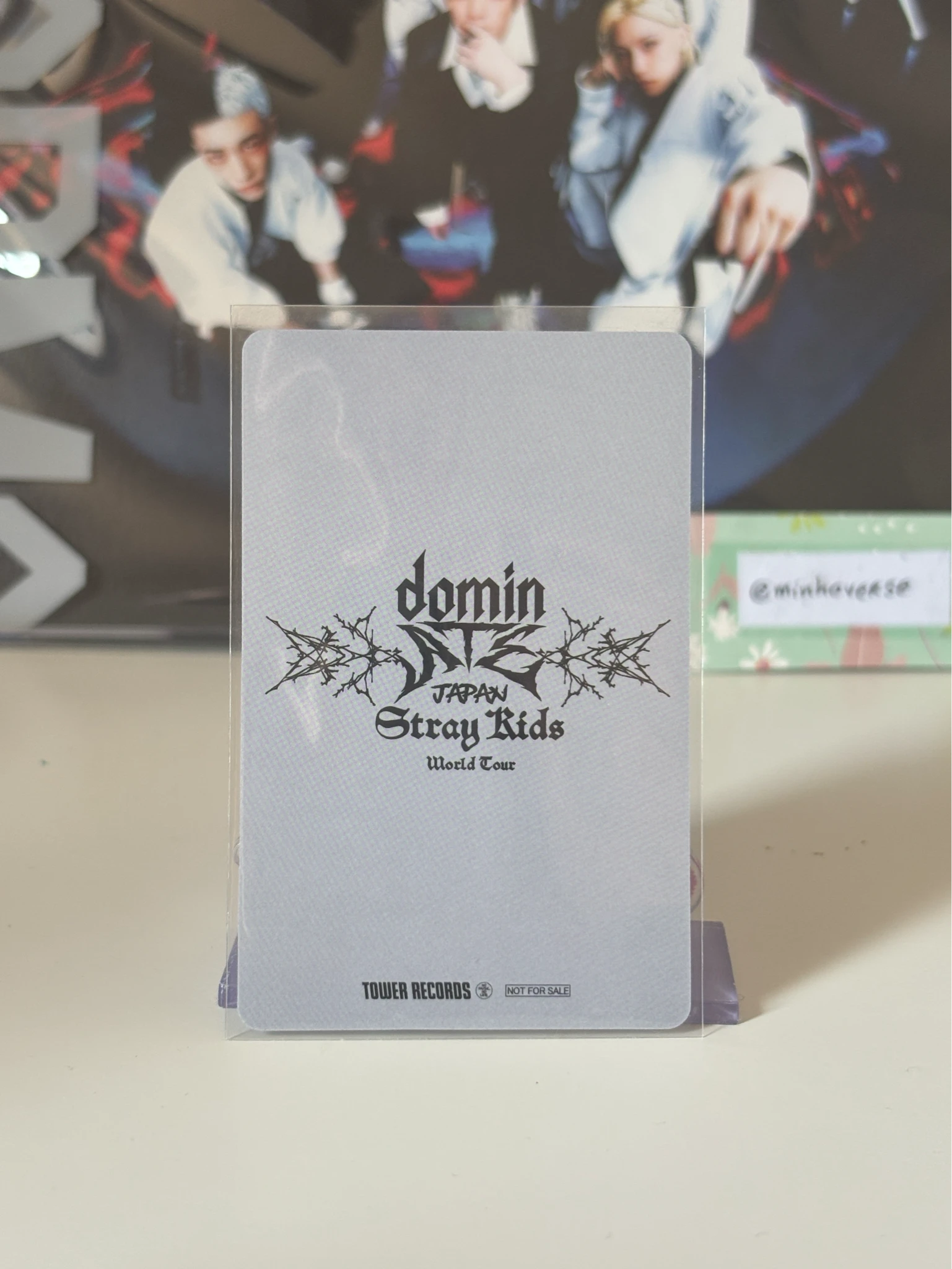 Stray Kids Lee Know Stray Kids - Lee Know - World Tour <dominATE JAPAN> LIVE Blu-ray Other pob (pre-order benefit) tower records japan photocard set listing photo 2