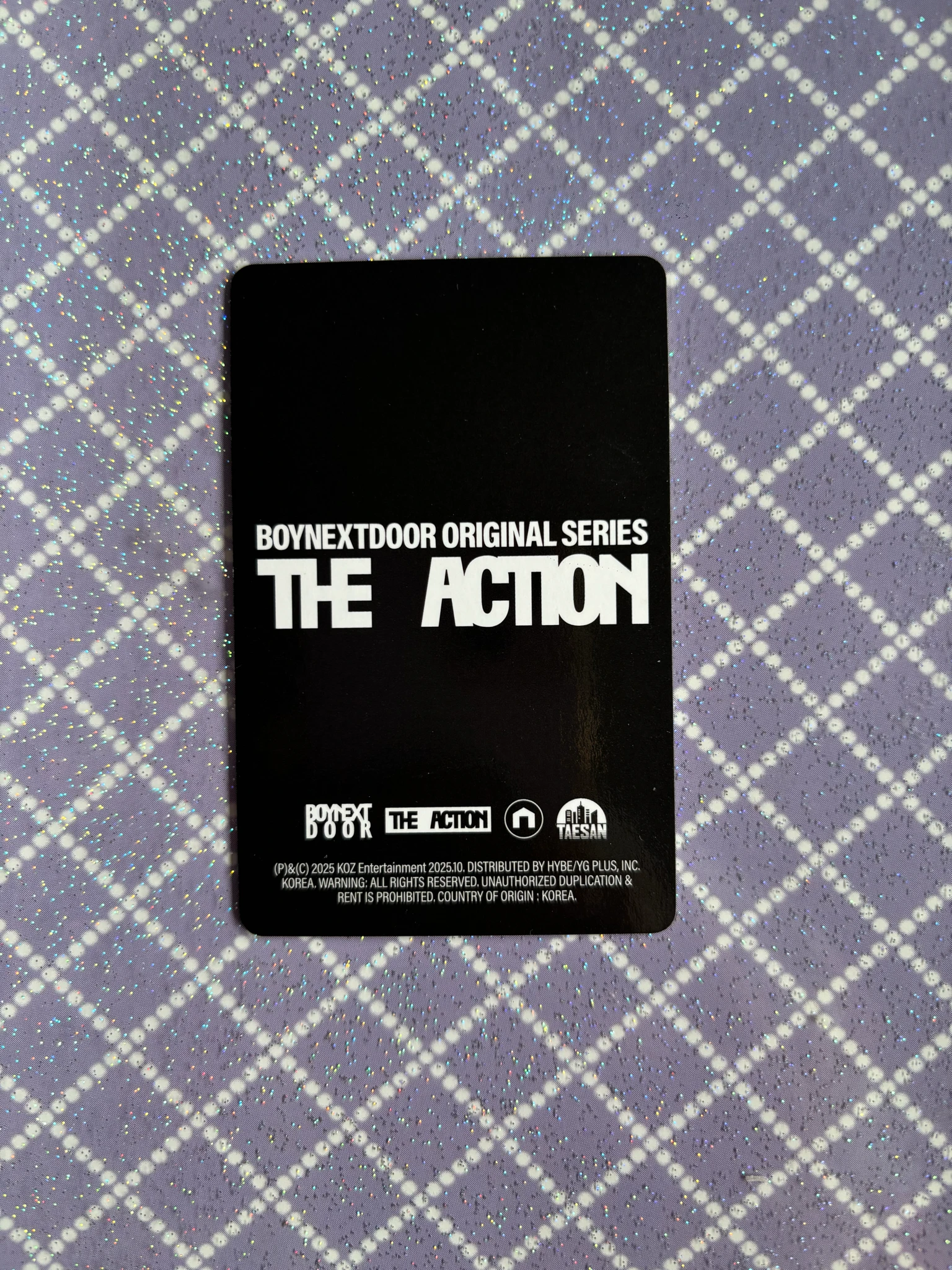 BOYNEXTDOOR Taesan BOYNEXTDOOR - Taesan - The Action Album frame version listing photo 2