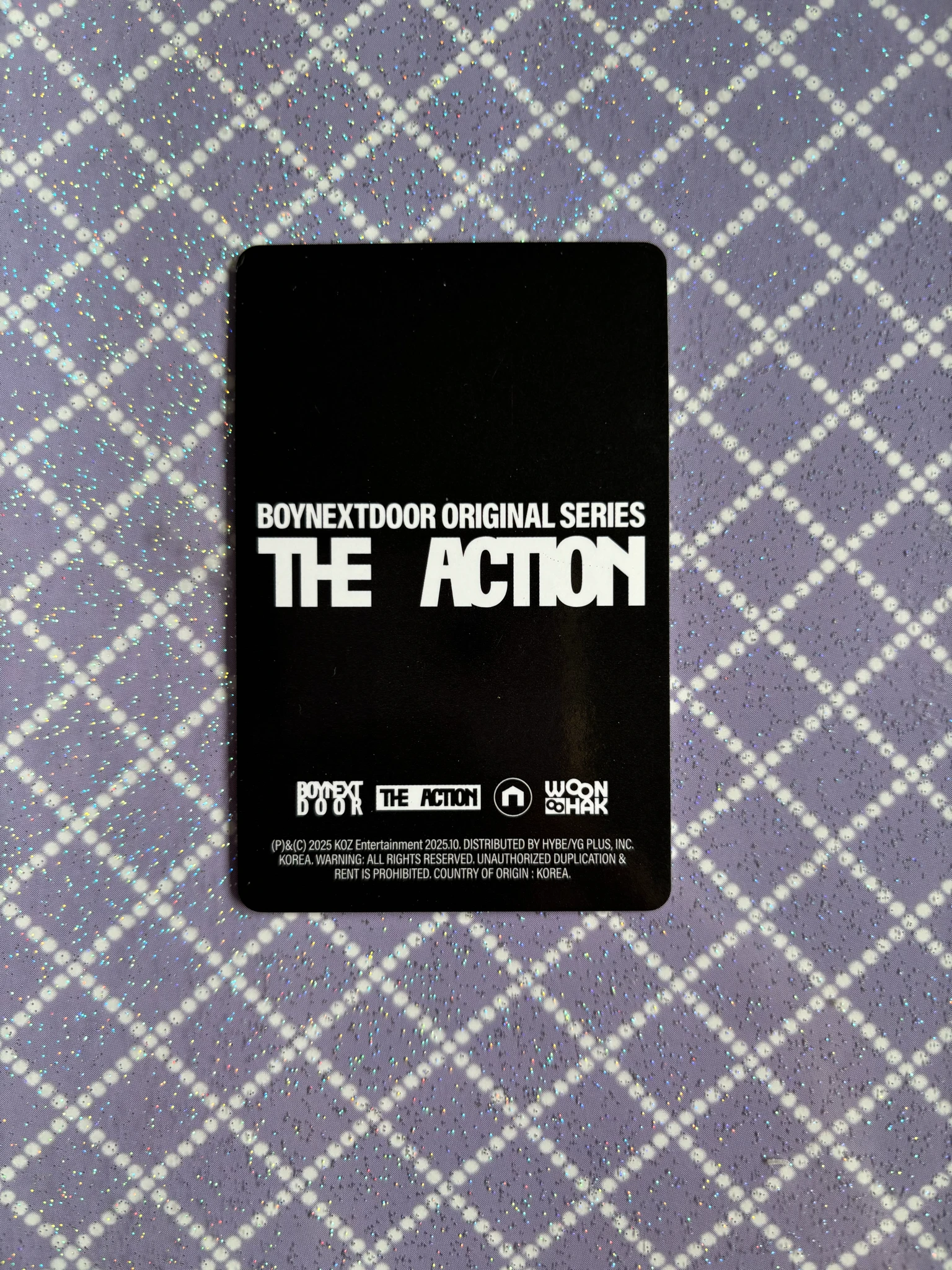 BOYNEXTDOOR Woonhak BOYNEXTDOOR - Woonhak - The Action Album woonhak boynextdoor frame ver. regular ver. listing photo 2