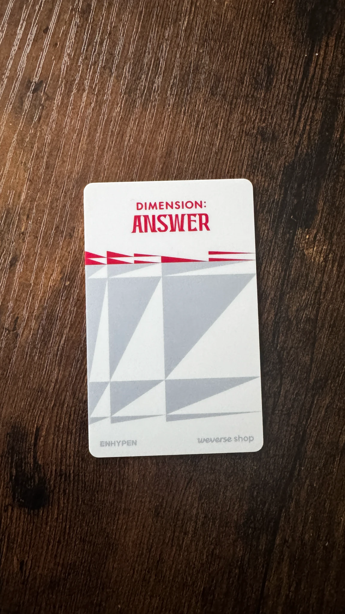 ENHYPEN ENHYPEN - DIMENSION : ANSWER Album pre-order benefit (pob) weverse global listing photo 2