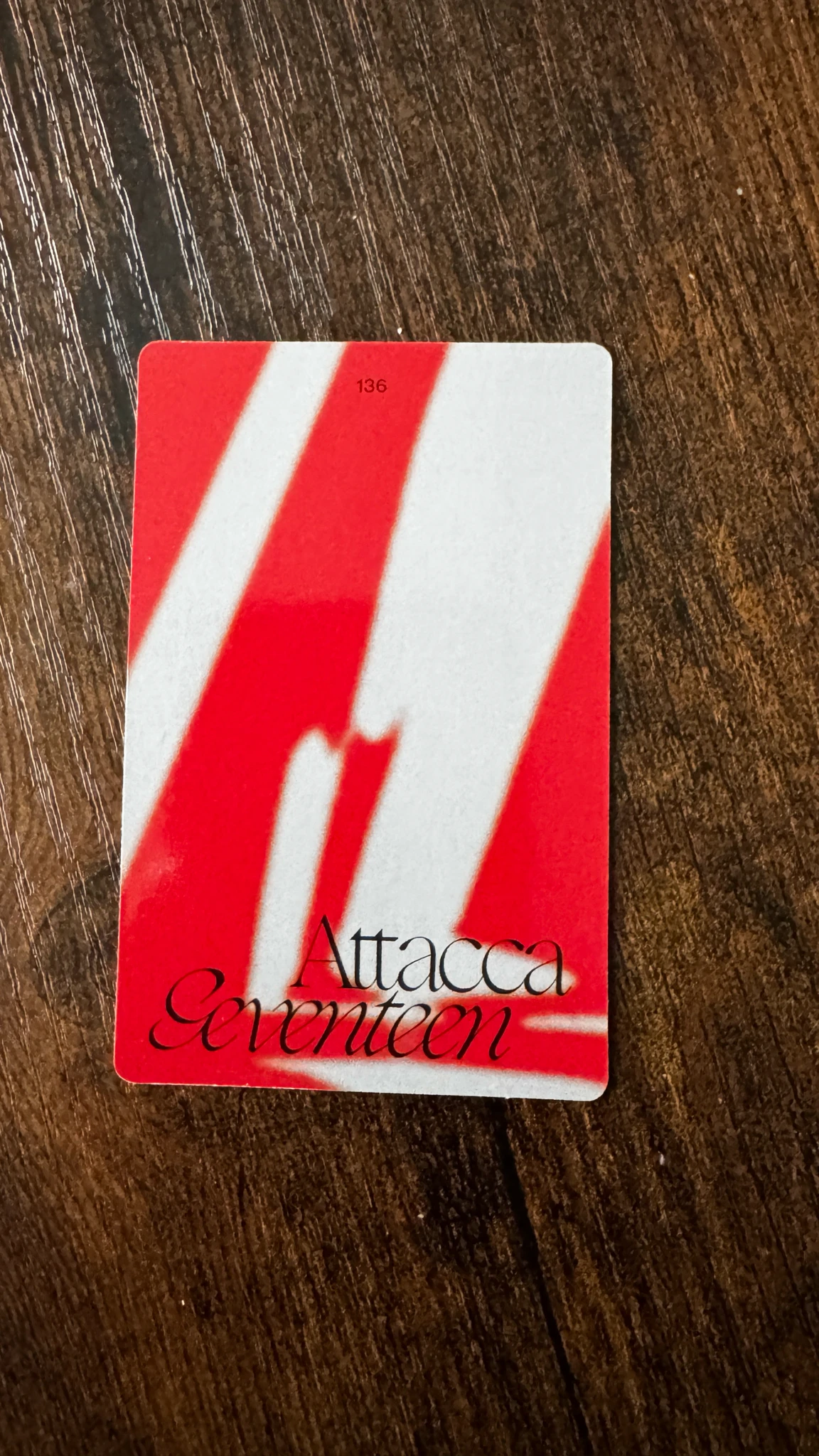 SEVENTEEN Vernon SEVENTEEN - Vernon - Attacca Album album photocard carat ver. listing photo 2