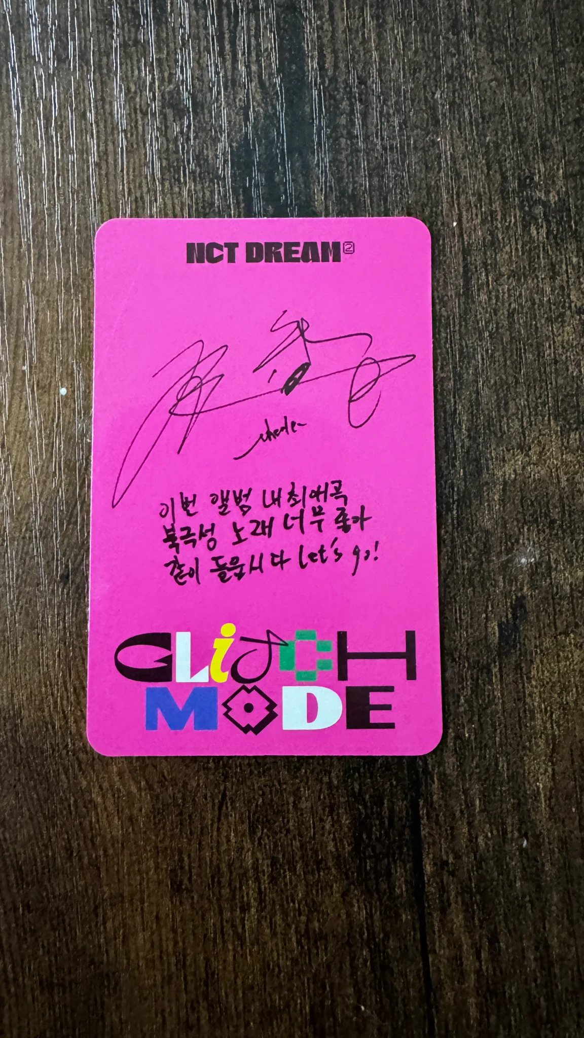 NCT DREAM Chenle NCT DREAM - Chenle - Glitch Mode Album glitch ver. listing photo 2